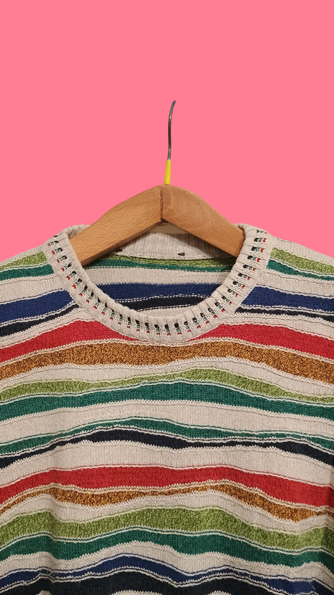Vintage Multicolor Fantasy 90's Sweater Unisex Size L