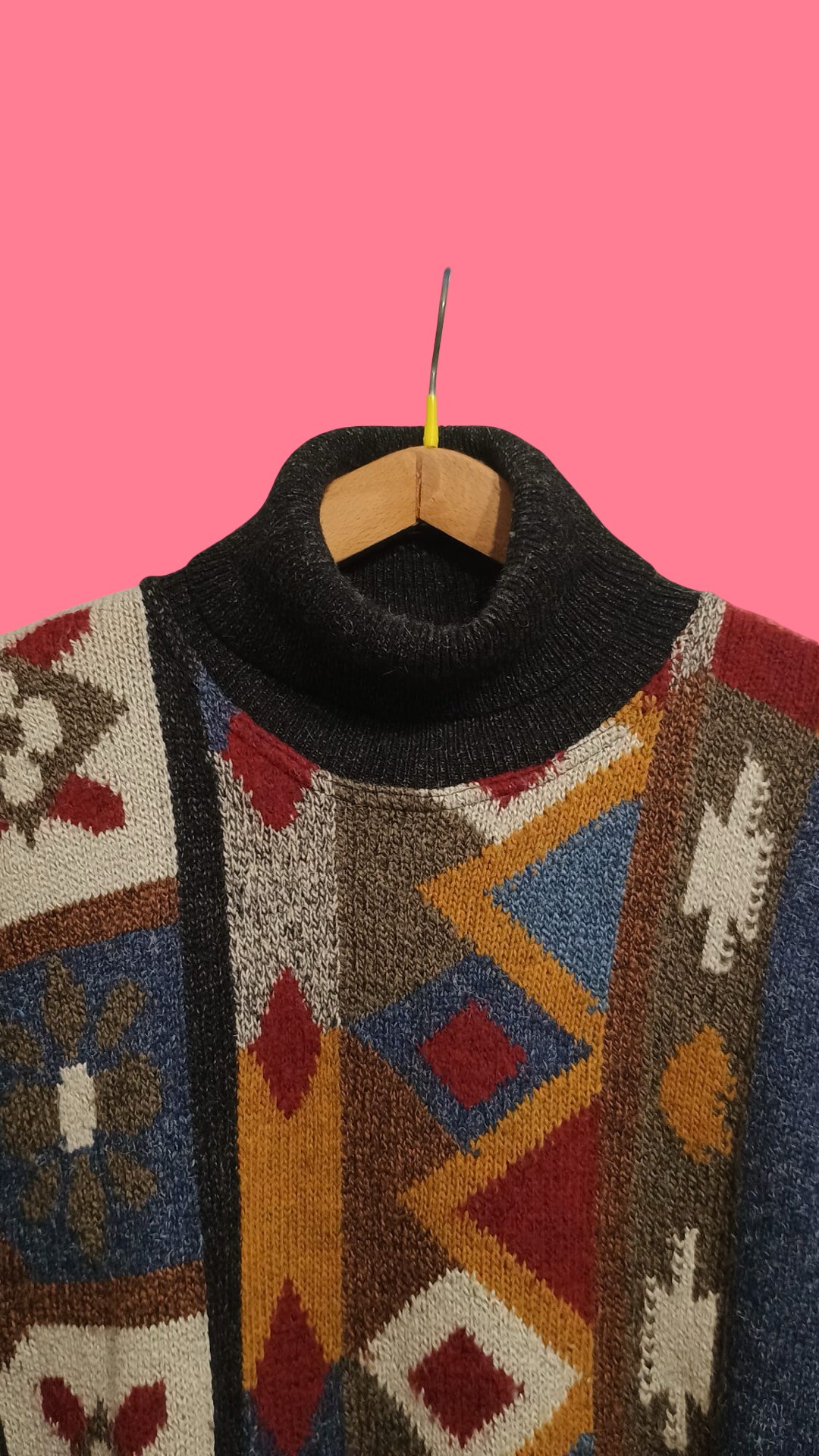 Vintage Multicolor Fantasy 90's Sweater Unisex Size XL