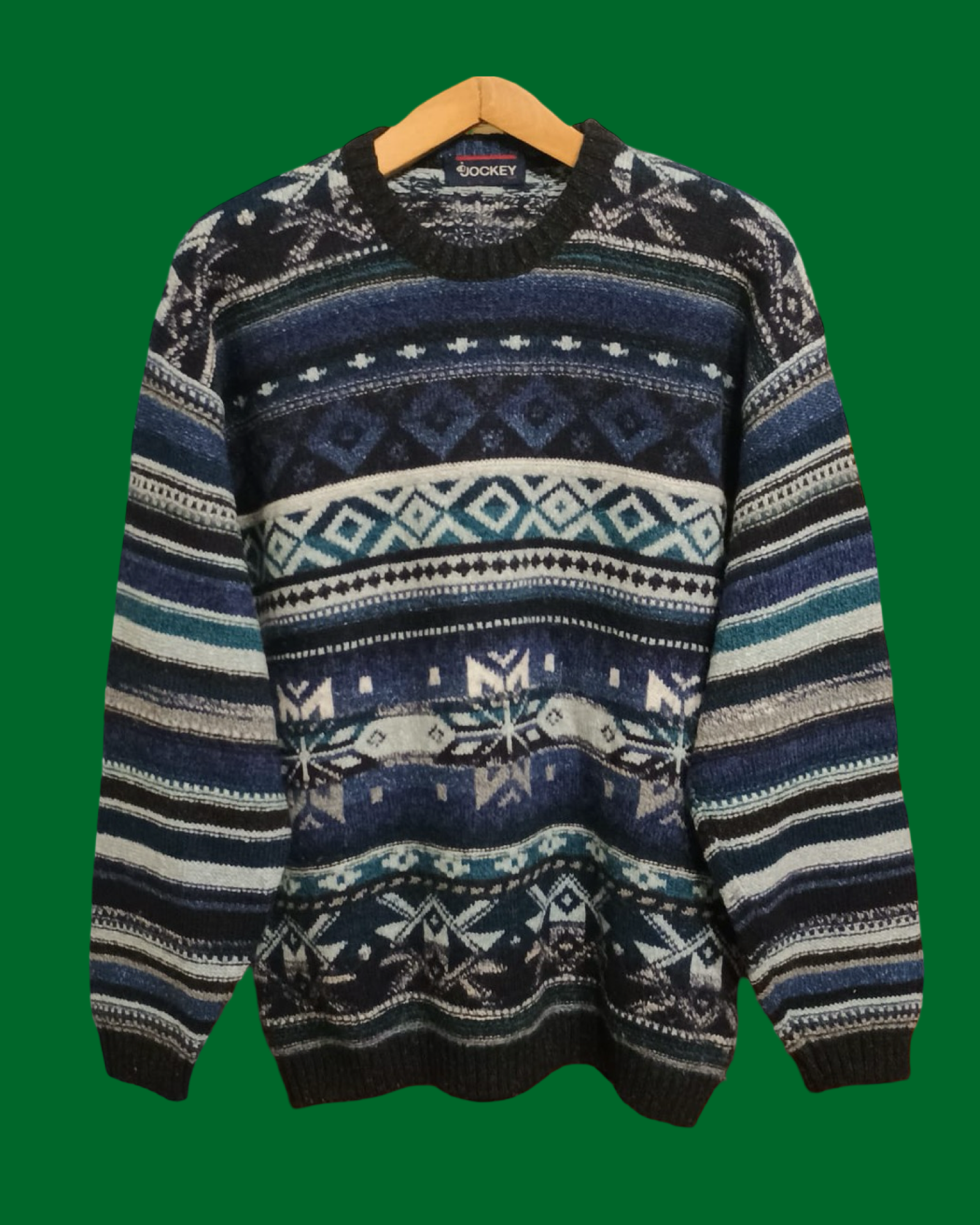 Vintage Multicolor Fantasy 90's Sweater Unisex Size L