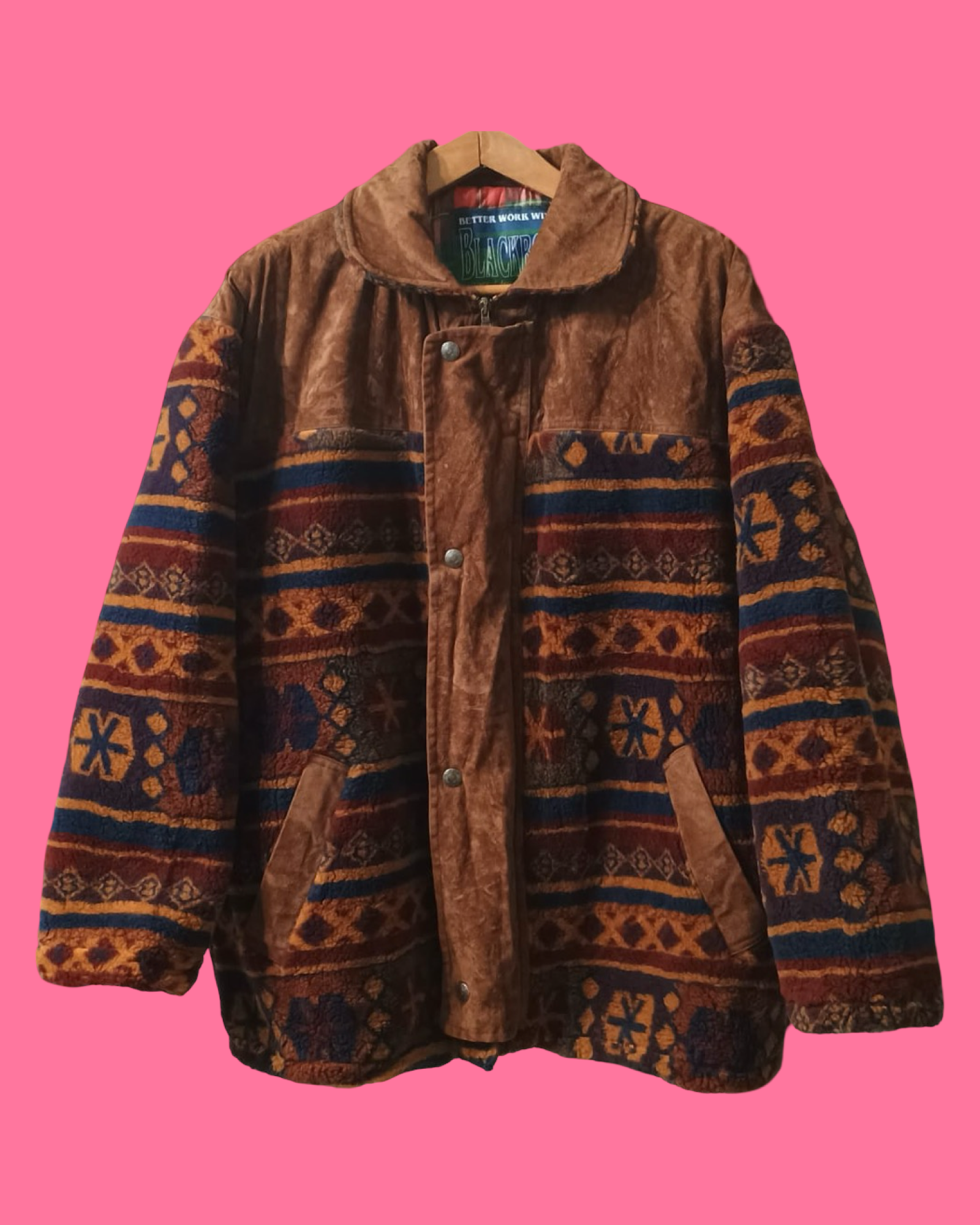 Vintage Multicolor Fantasy 90's Coat Unisex Size M