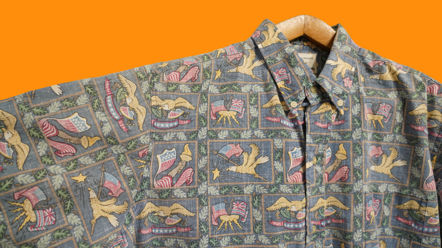 Vintage Multicolor Fantasy Shirt Unisex Size XL