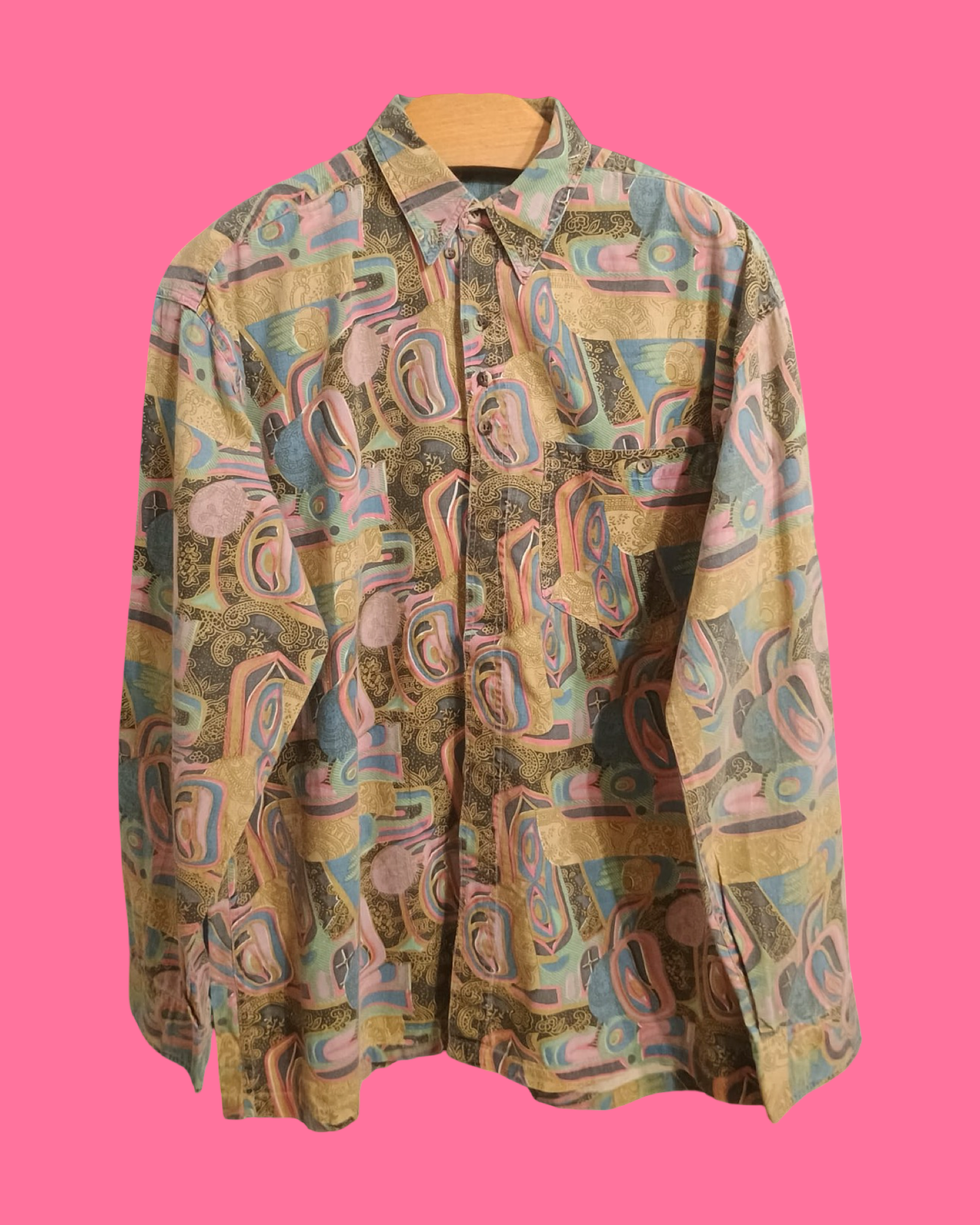 Vintage Multicolor Fantasy 90's Shirt Unisex Size L