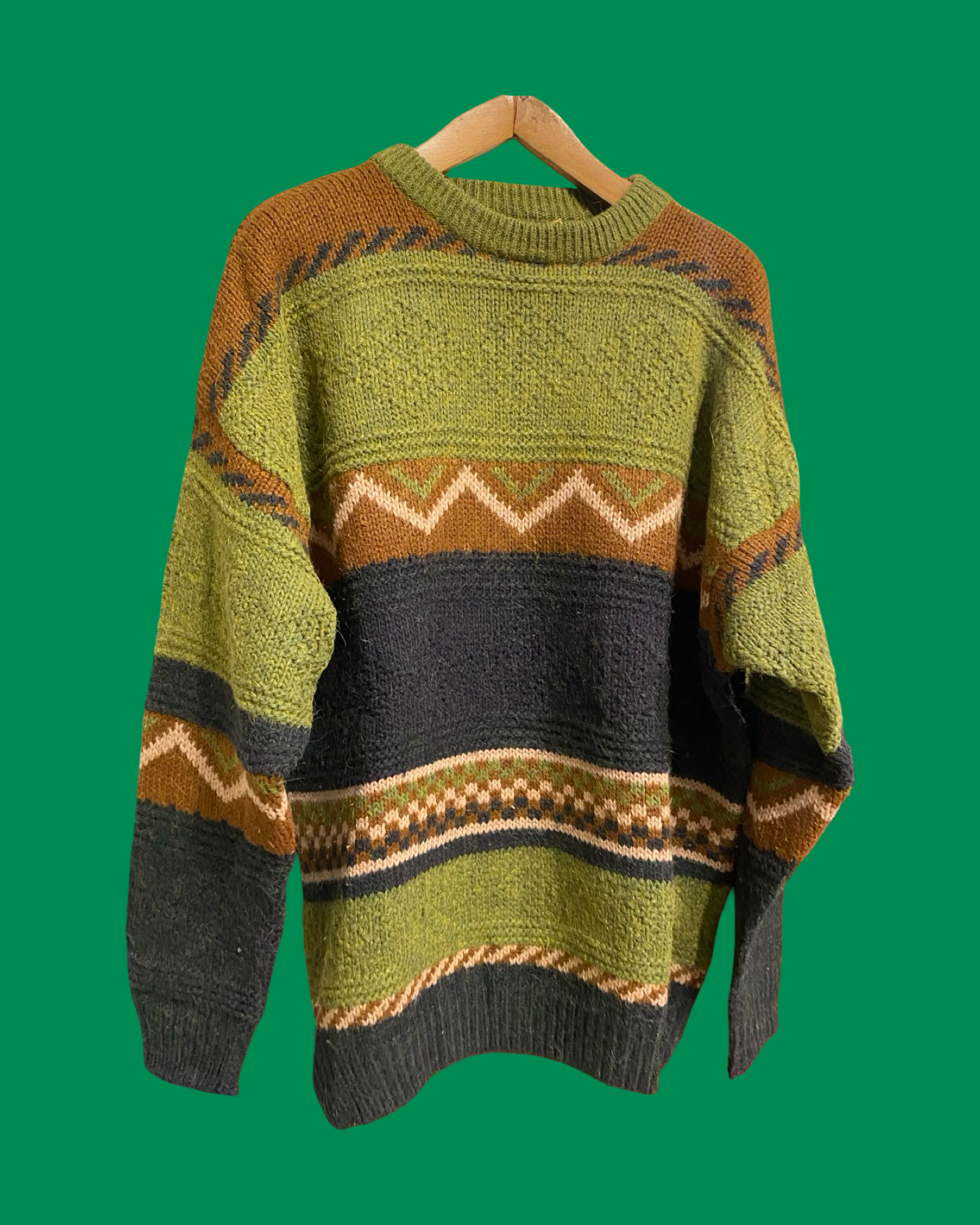 Vintage Multicolor Fantasy 90's Cardigan Unisex Size XXL