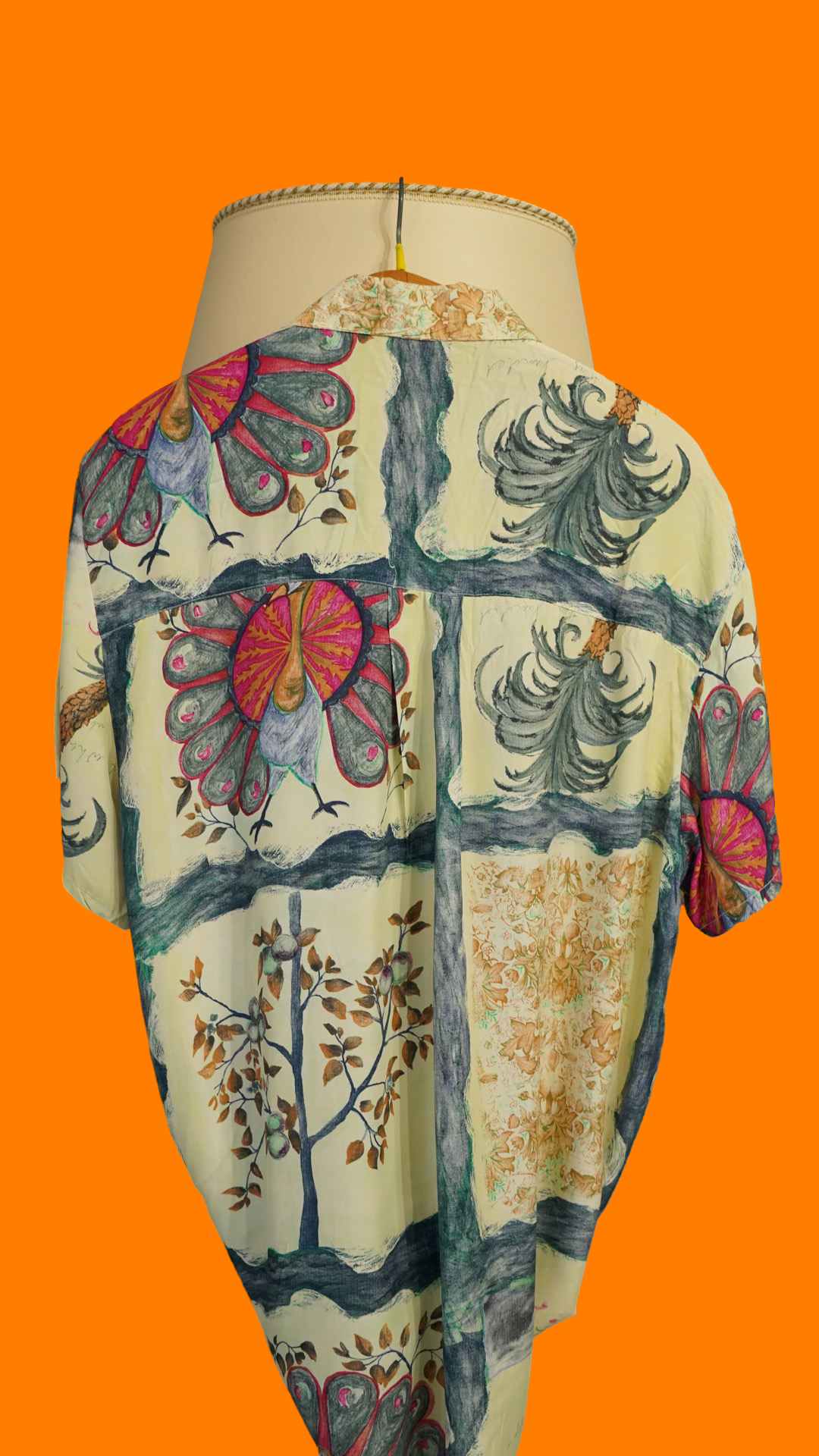 Vintage Multicolor Fantasy Shirt Woman Size XL