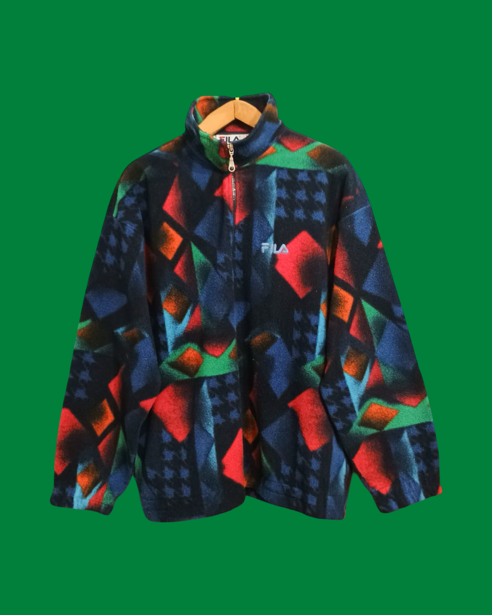 Vintage Multicolor Fantasy 90's Fila Sweatshirt Unisex Size XL