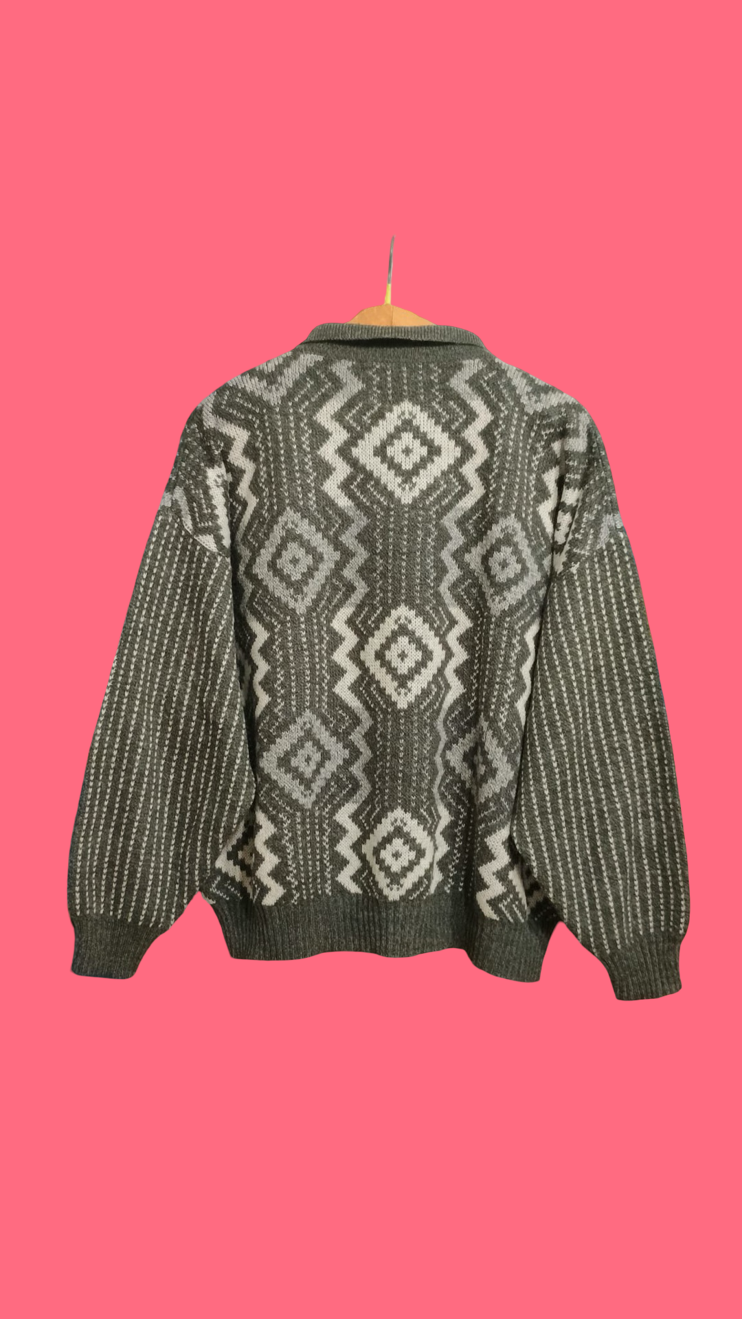 Vintage Multicolor Fantasy 90's Sweater Unisex Size M