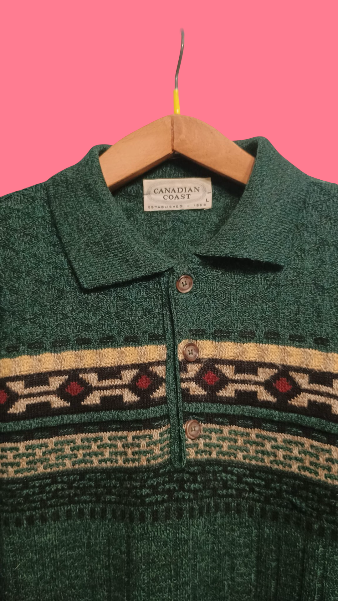 Vintage Multicolor Fantasy 90's Sweater Unisex Size XL