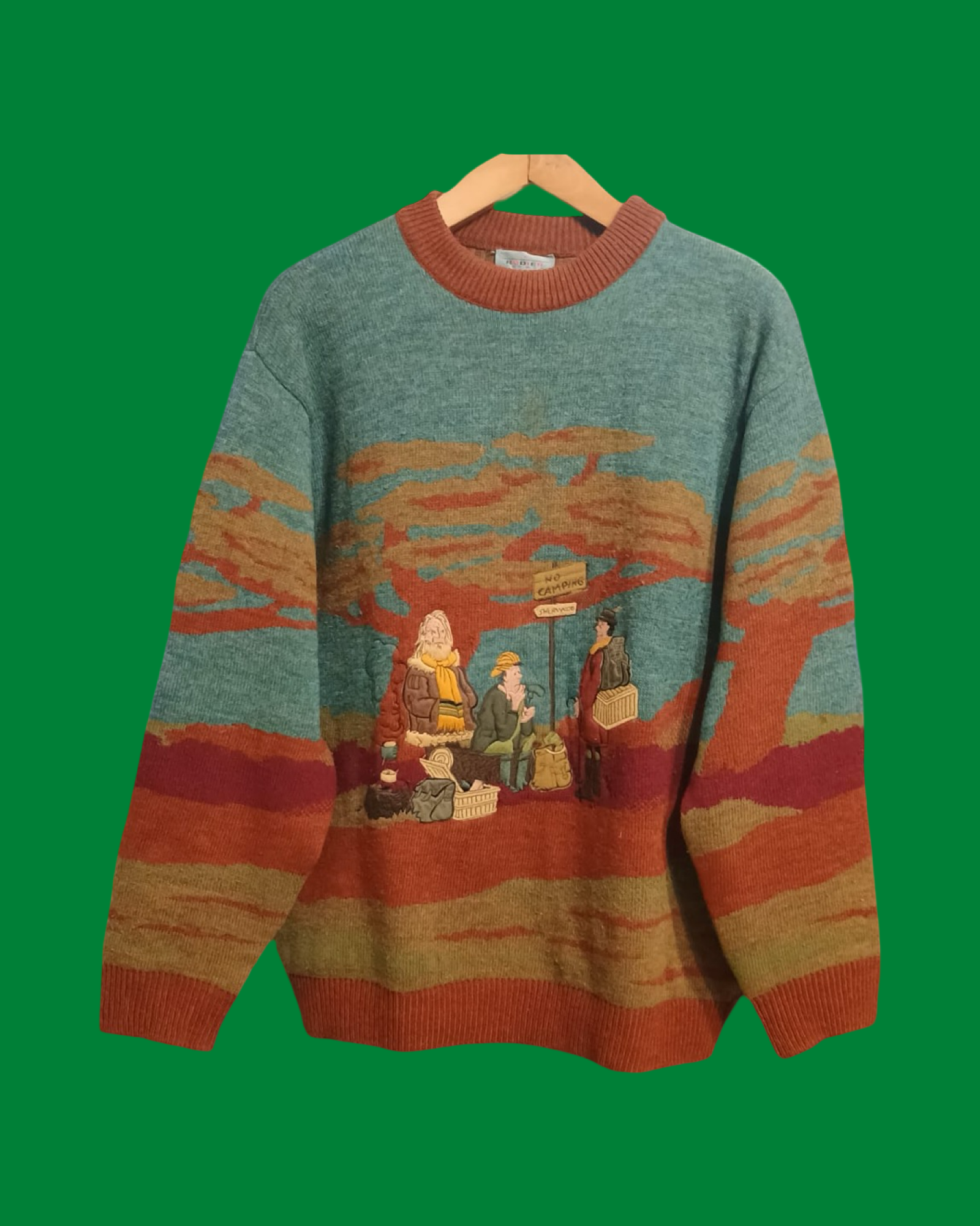 Vintage Multicolor Fantasy 90's Cardigan Unisex Size XL