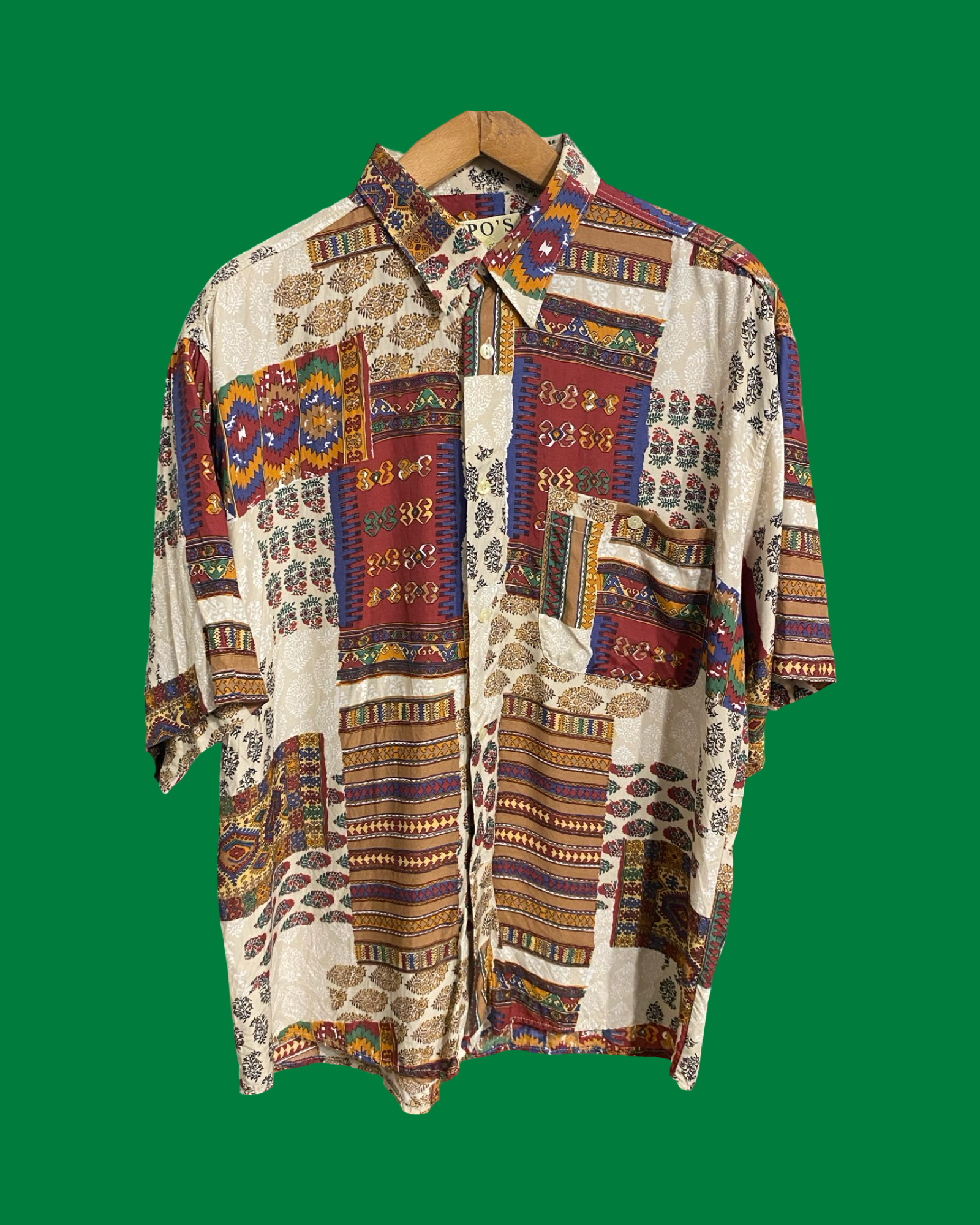 Vintage Style Multicolor Fantasy 90's Shirt Unisex Size XL