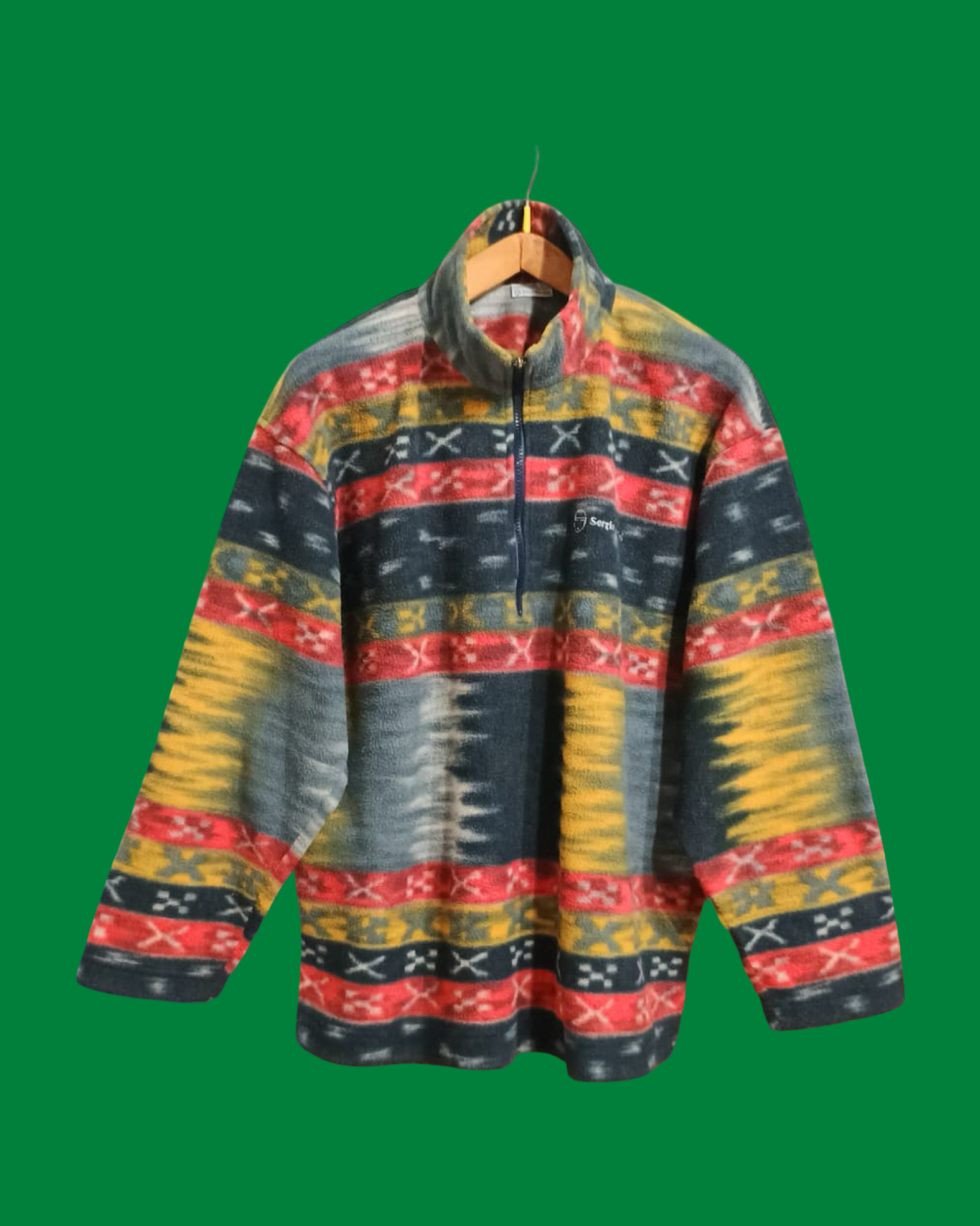 Vintage Multicolor Fantasy 90's Sergio Tacchini Sweatshirt Unisex Size L
