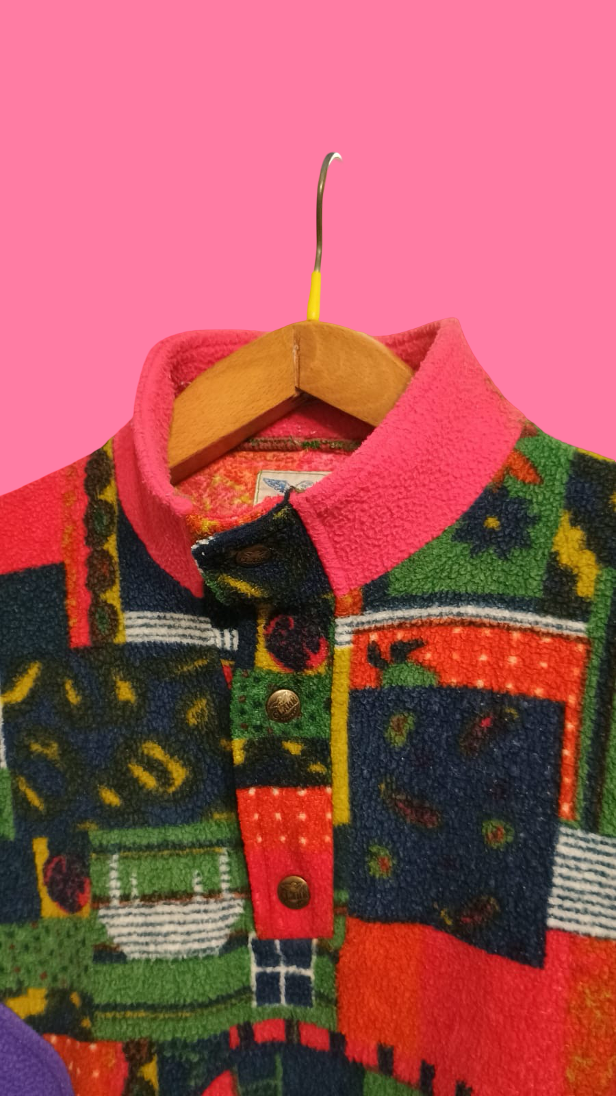 Vintage Multicolor Fantasy 90's Sweatshirt Unisex Size S