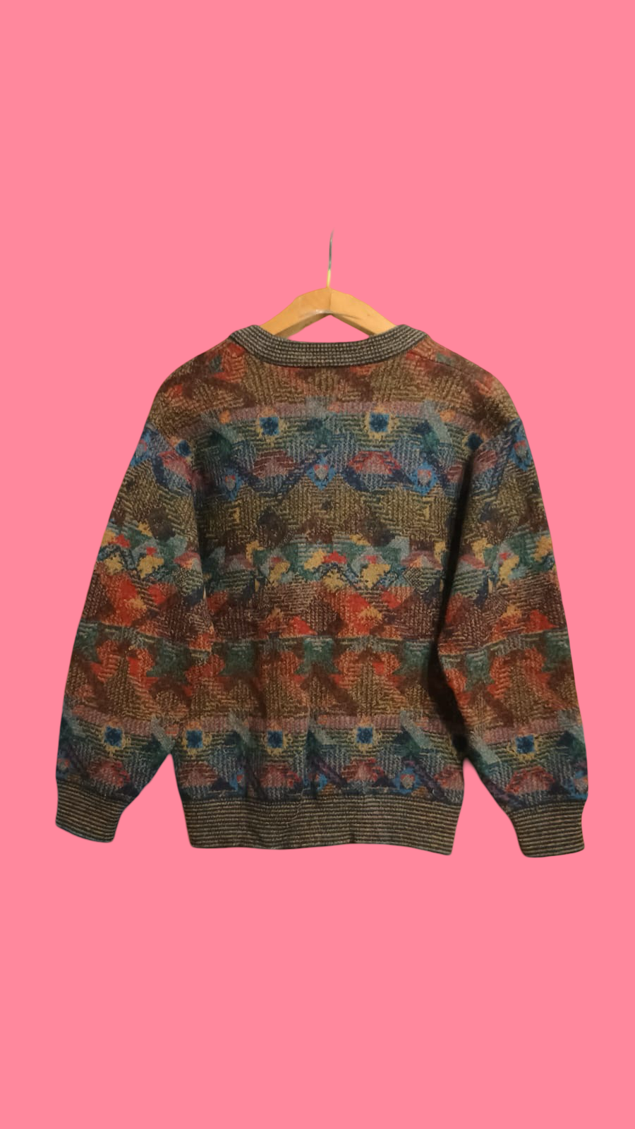 Vintage Multicolor Fantasy 90's Sweater Unisex Size M