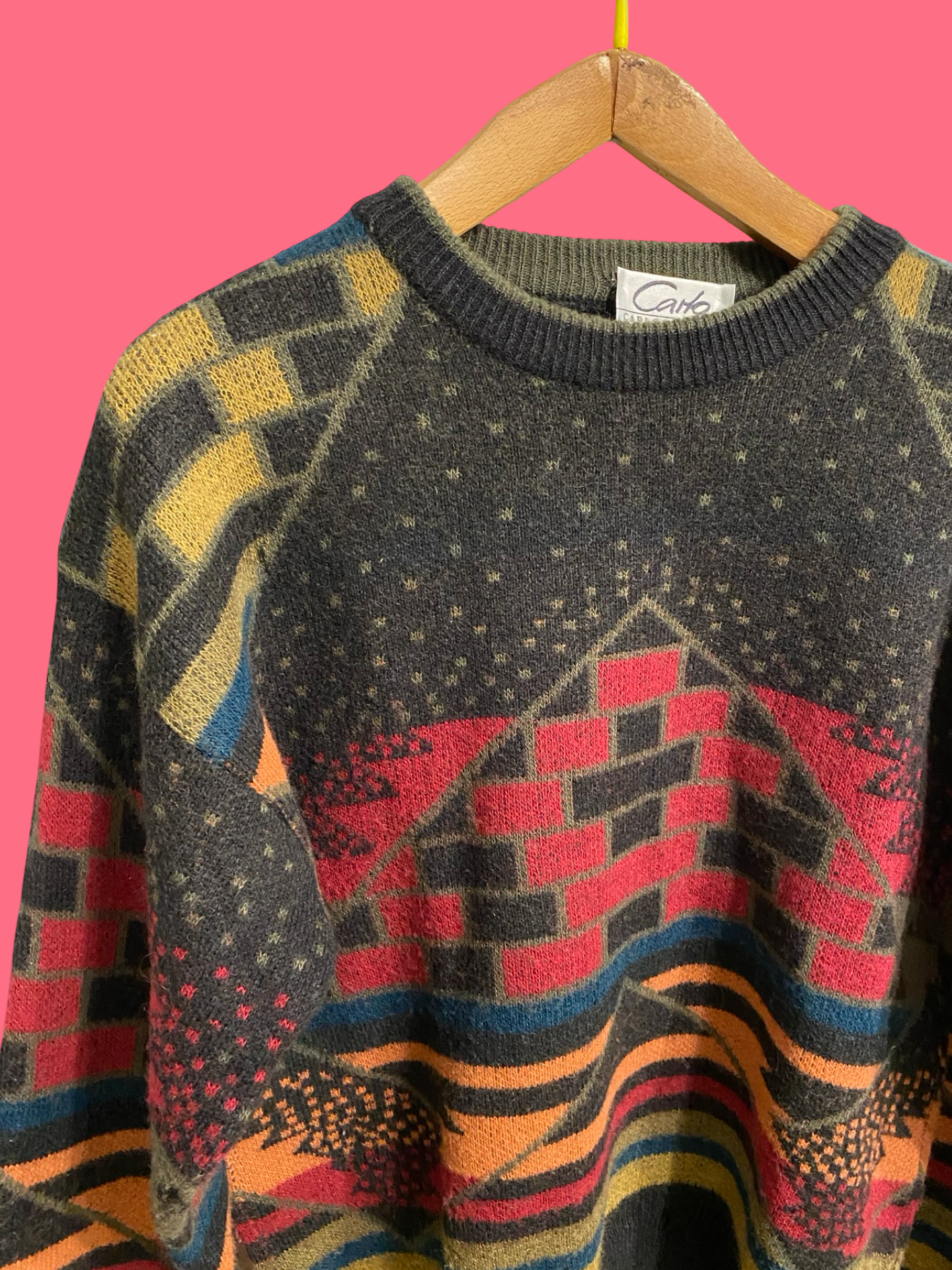 Vintage Multicolor Fantasy 90's Cardigan Unisex Size S