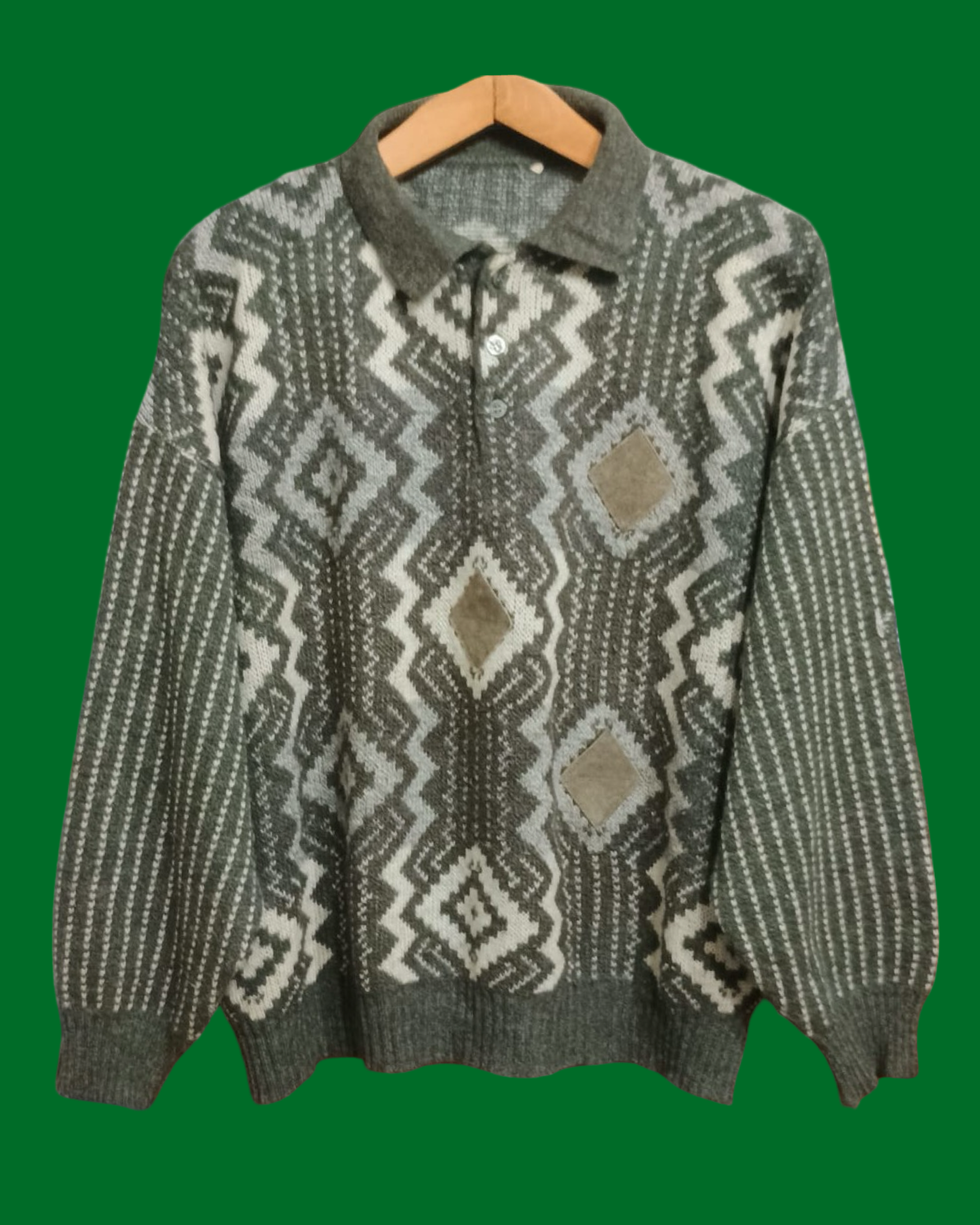 Vintage Multicolor Fantasy 90's Sweater Unisex Size M