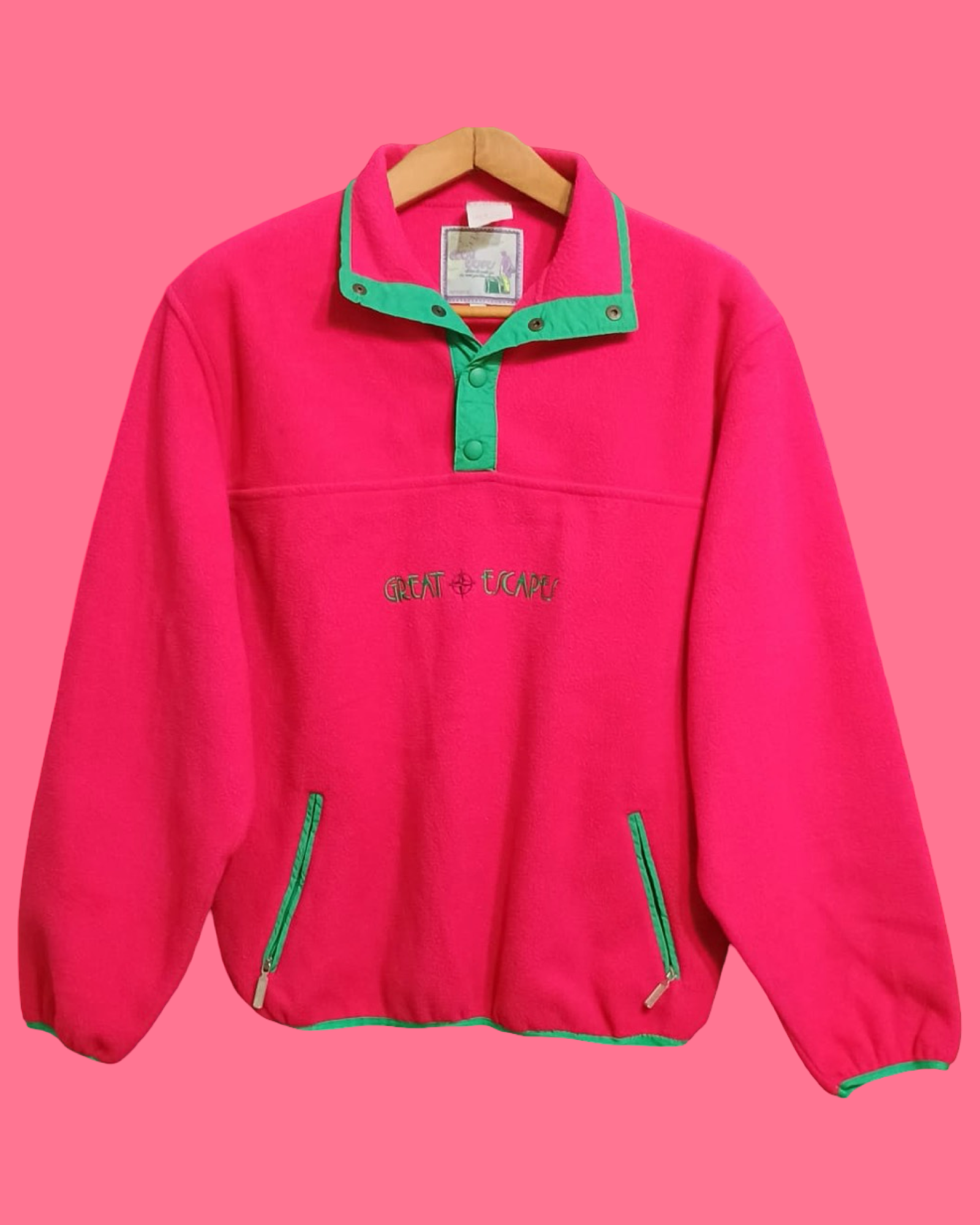Vintage Multicolor Fantasy 90's Sweatshirt Woman Size S