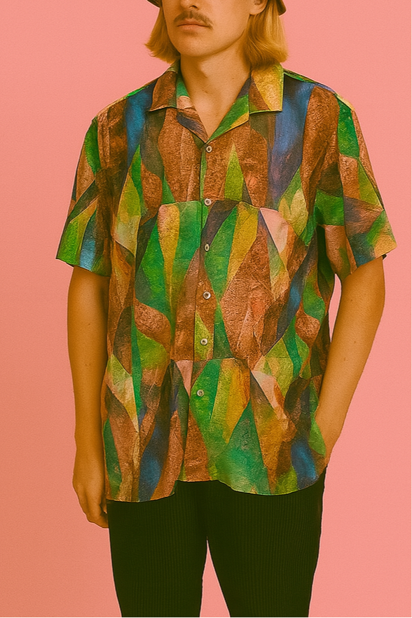 Vintage Multicolor Fantasy 90's Shirt Unisex Size L