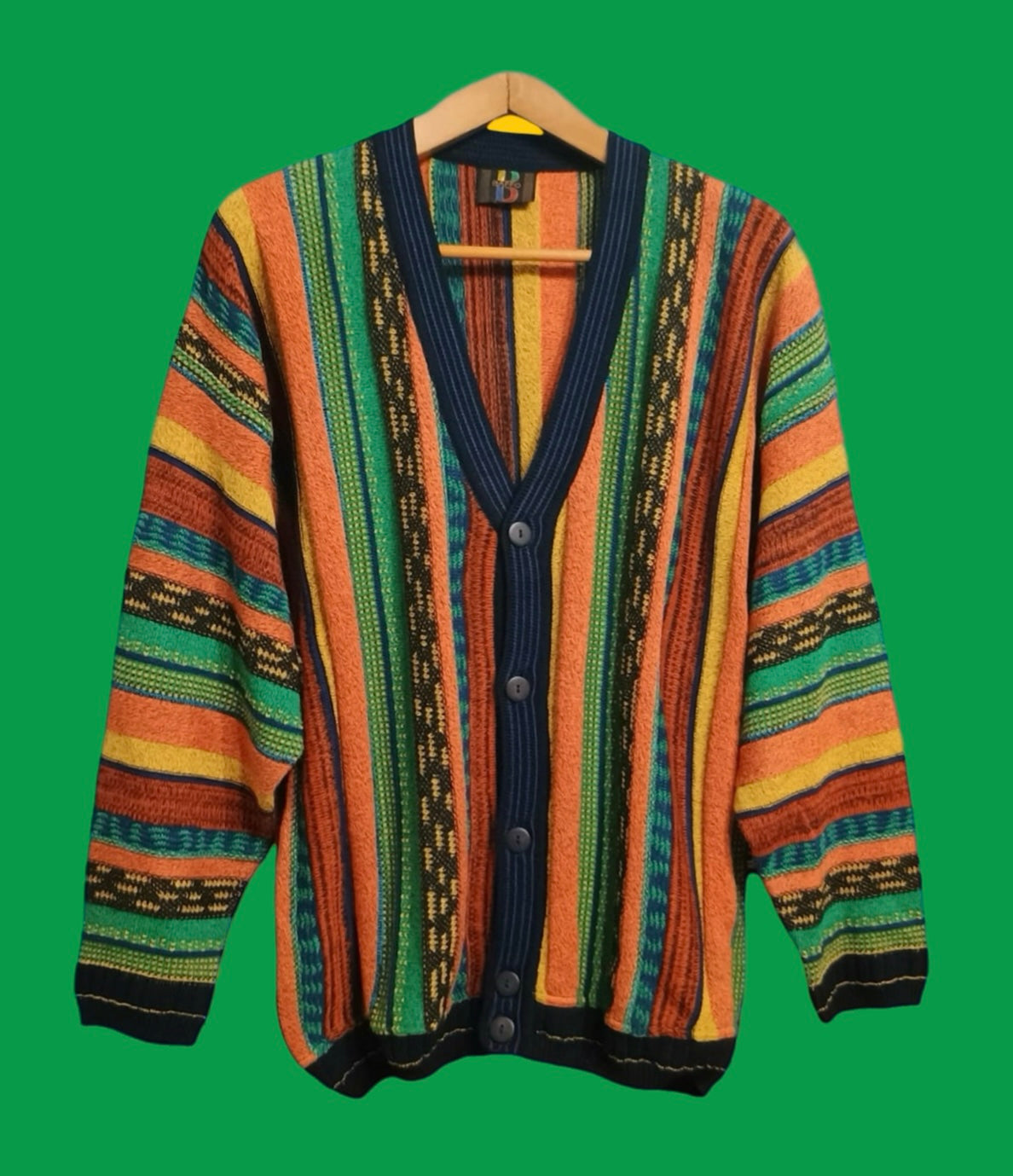 Vintage Multicolor Fantasy 90's Sweater Unisex Size L