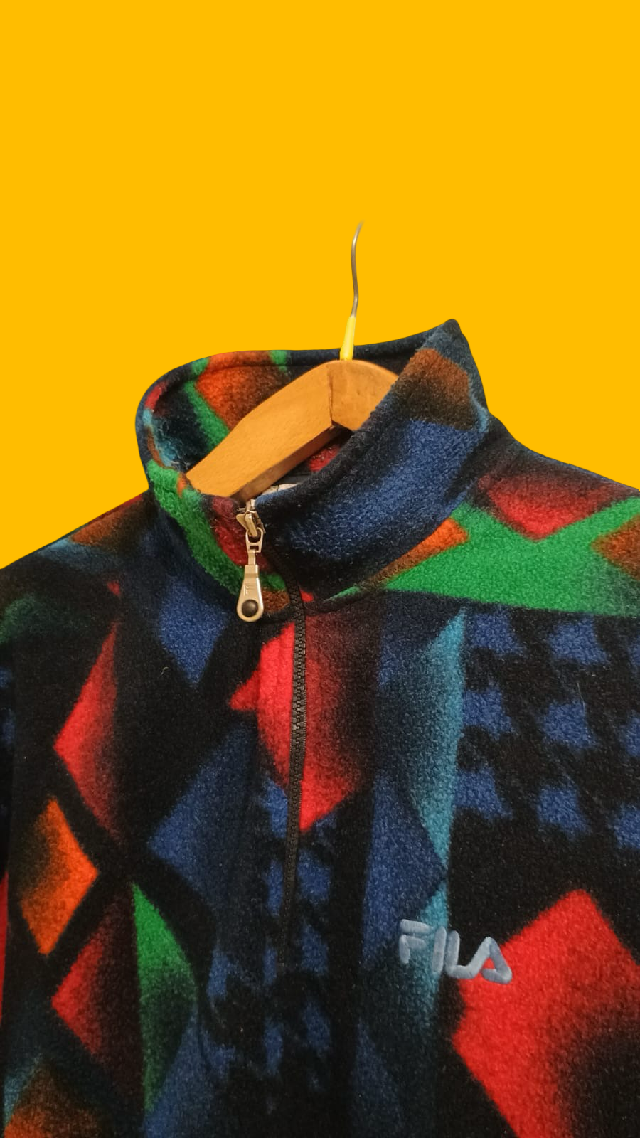 Vintage Multicolor Fantasy 90's Fila Sweatshirt Unisex Size XL