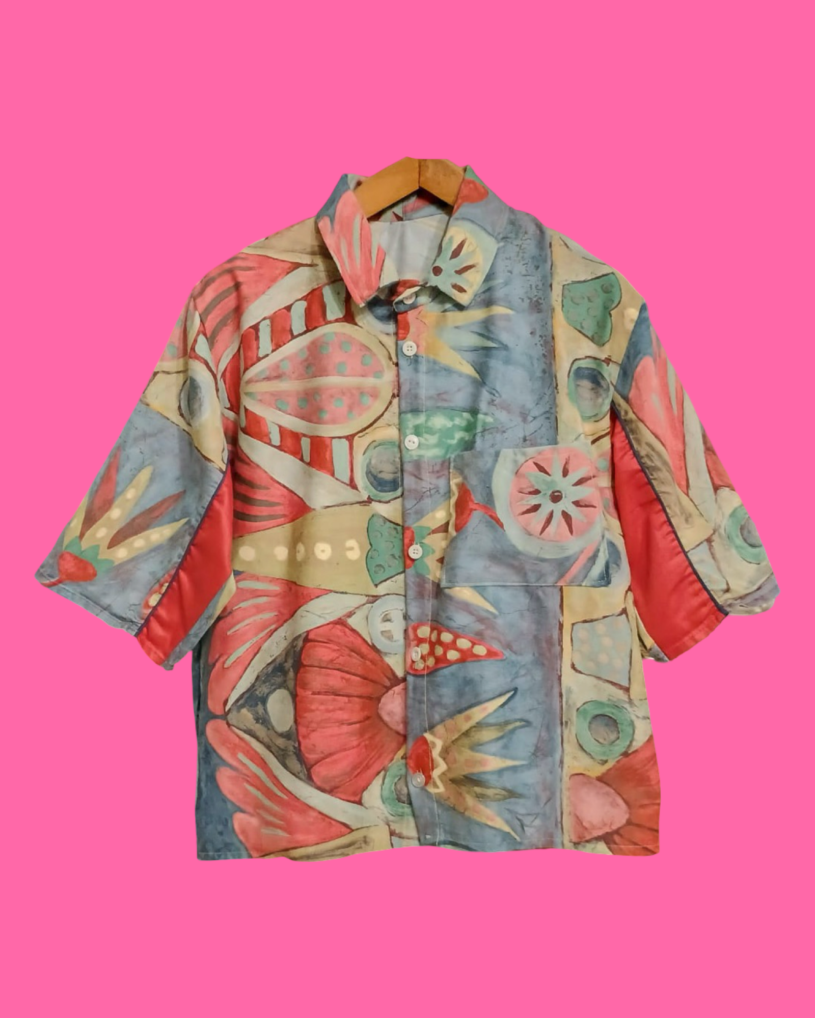 Vintage Multicolor Fantasy 90's Shirt Unisex Size L