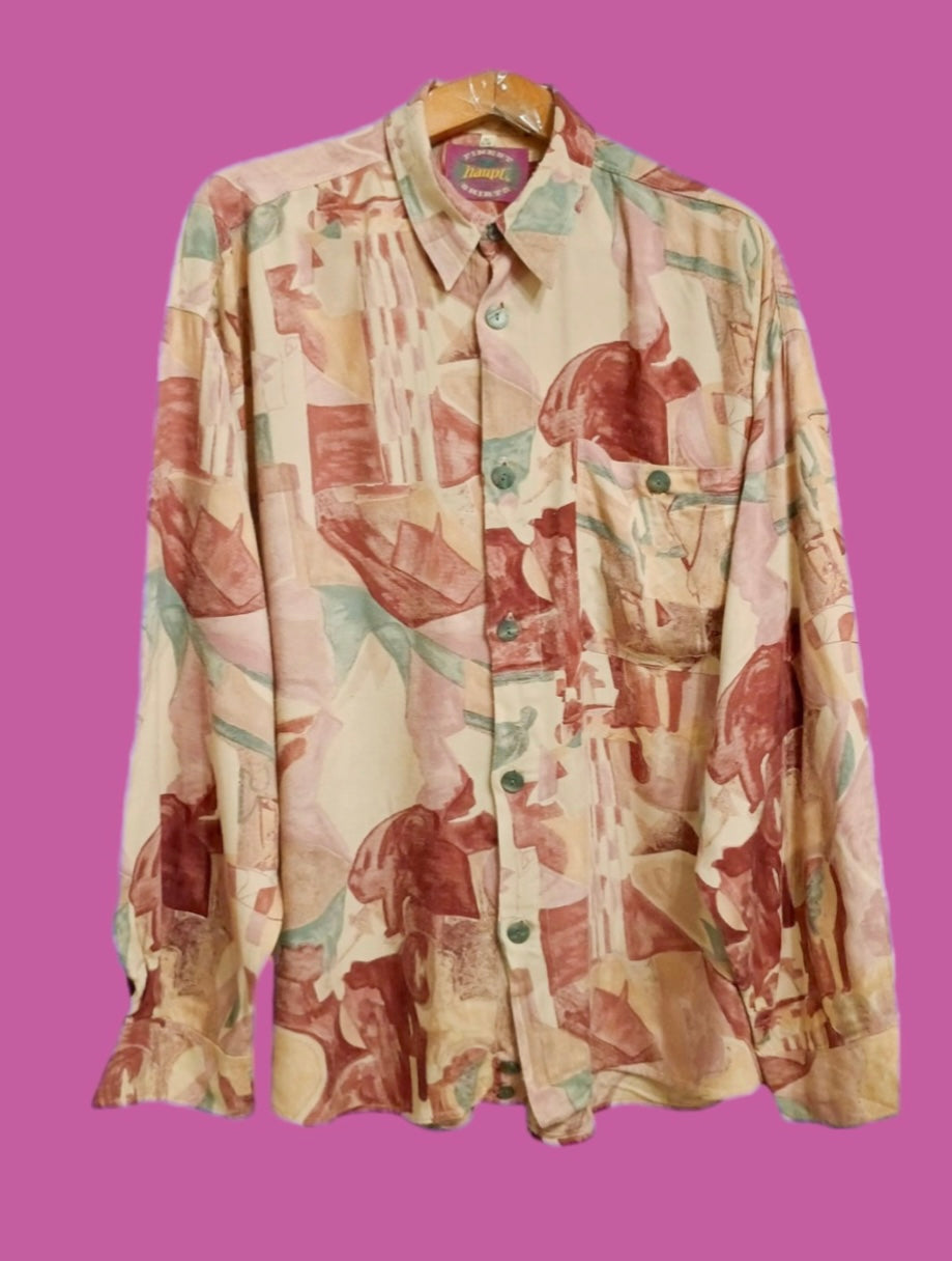 Vintage Multicolor Fantasy 90's Shirt Unisex Size XXL