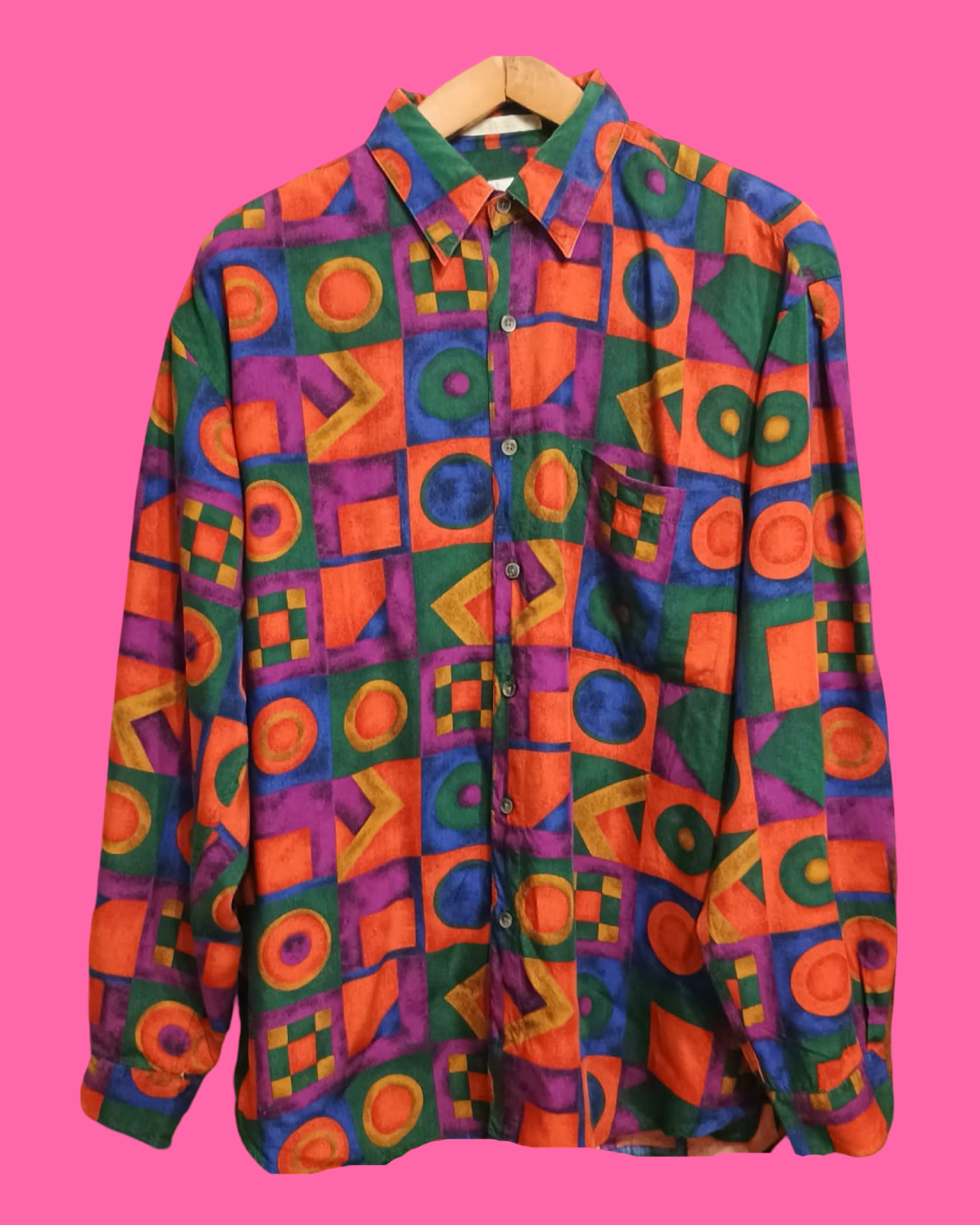 Vintage Multicolor Fantasy 90's Shirt Unisex Size L