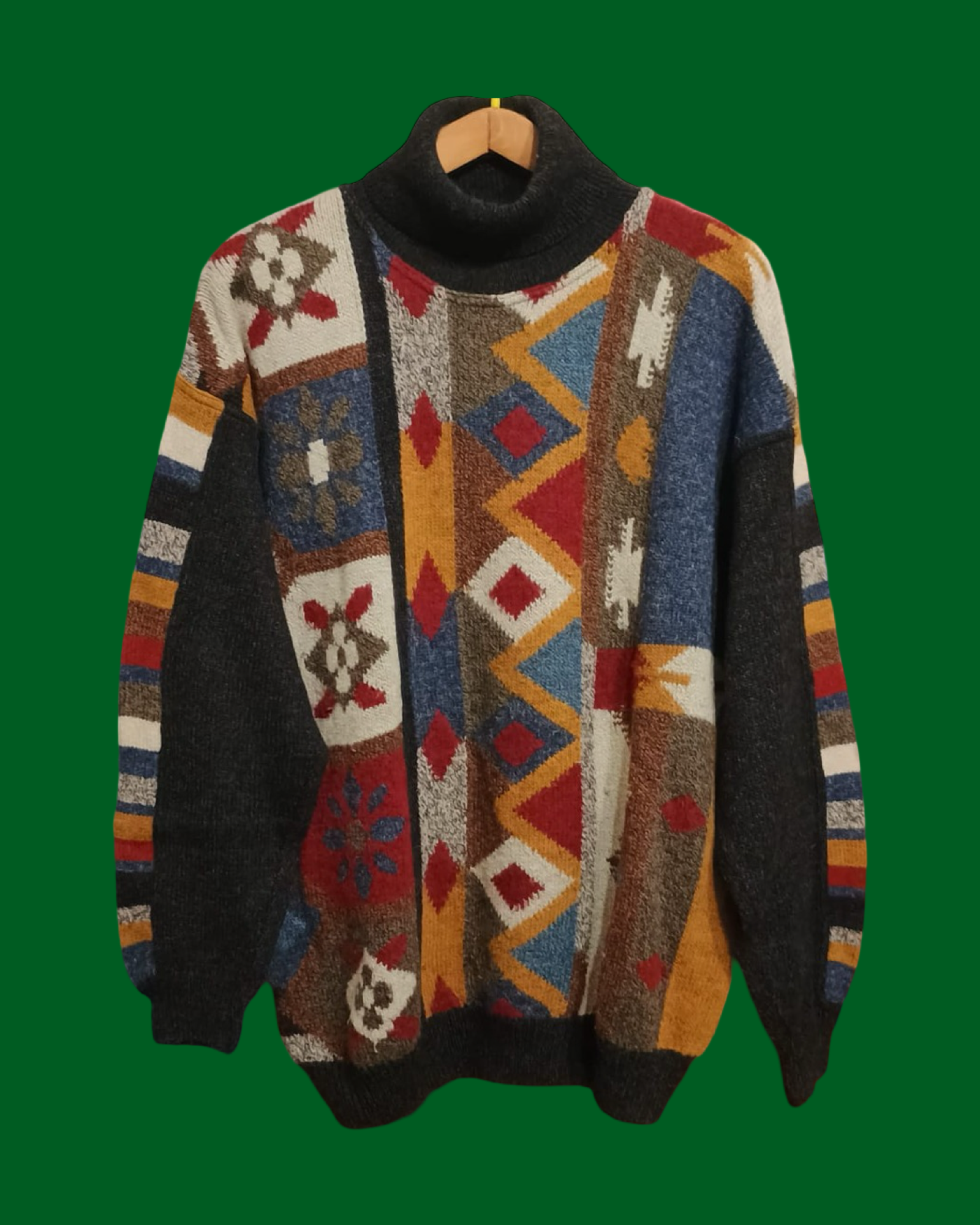 Vintage Multicolor Fantasy 90's Sweater Unisex Size XL
