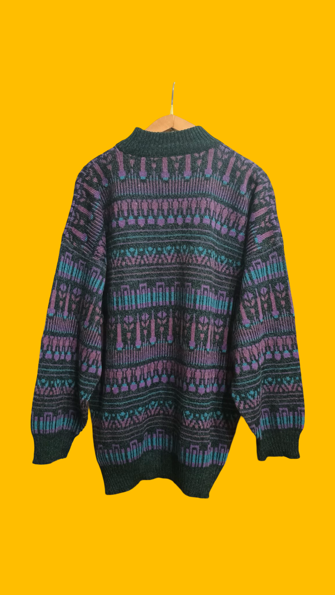 Vintage Multicolor Fantasy 90's Sweater Unisex Size XL