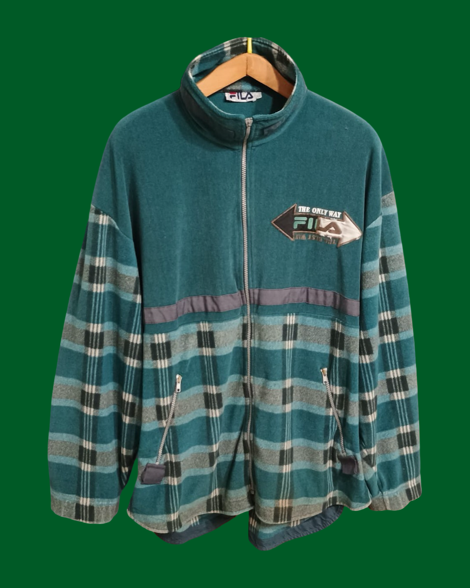 Vintage Multicolor Fantasy 90's Fila Sweatshirt Unisex Size XL