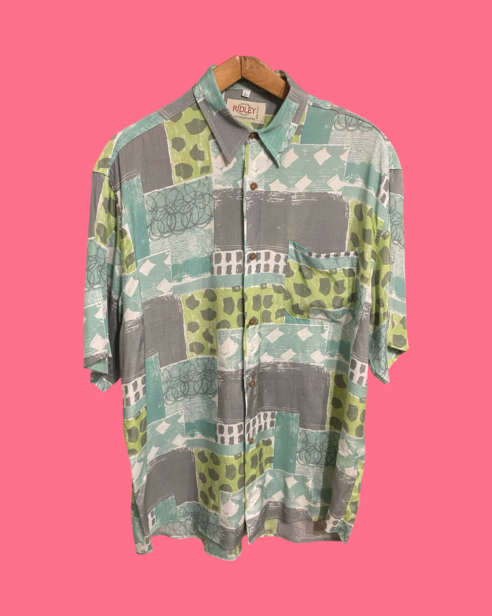 Vintage Style Multicolor Fantasy 90's Shirt Unisex Size L