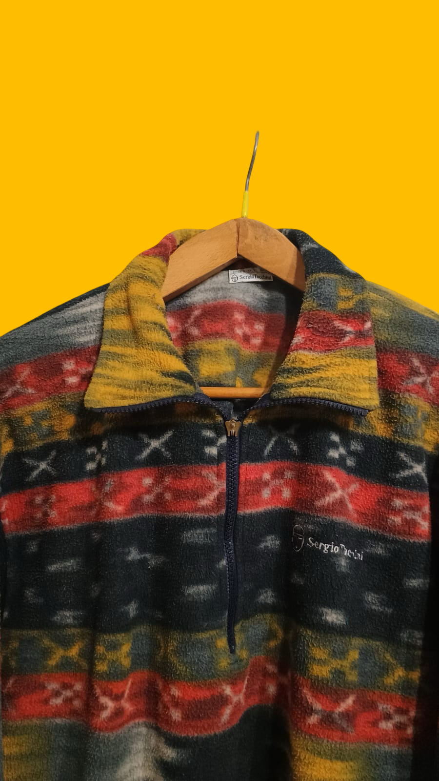 Vintage Multicolor Fantasy 90's Sergio Tacchini Sweatshirt Unisex Size L