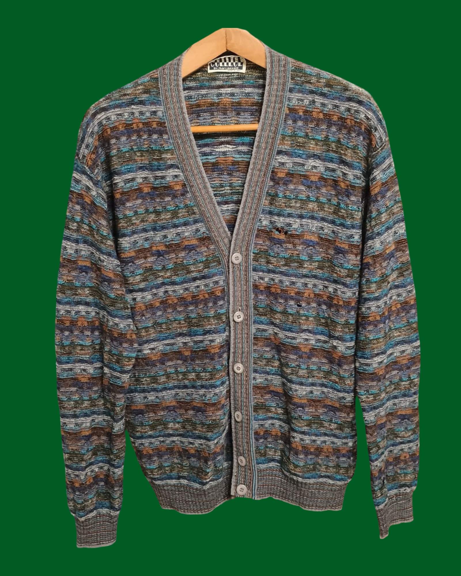 Vintage Multicolor Fantasy 90's Sweater Unisex Size M