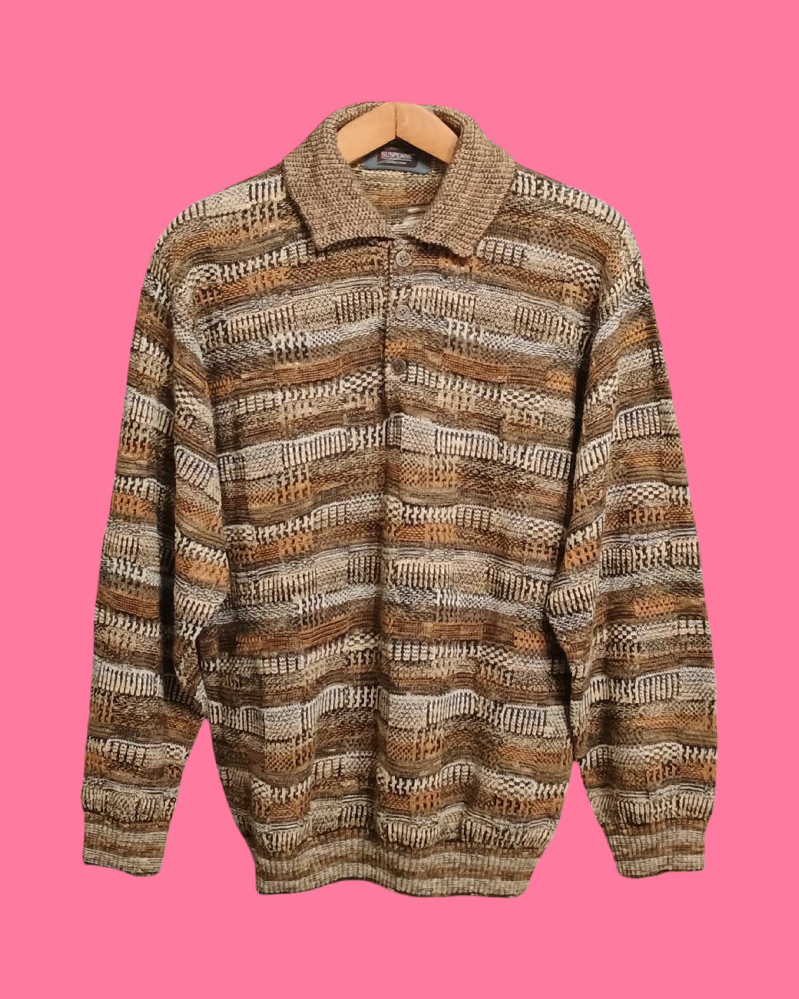Vintage Multicolor Fantasy 90's Sweater Unisex Size M