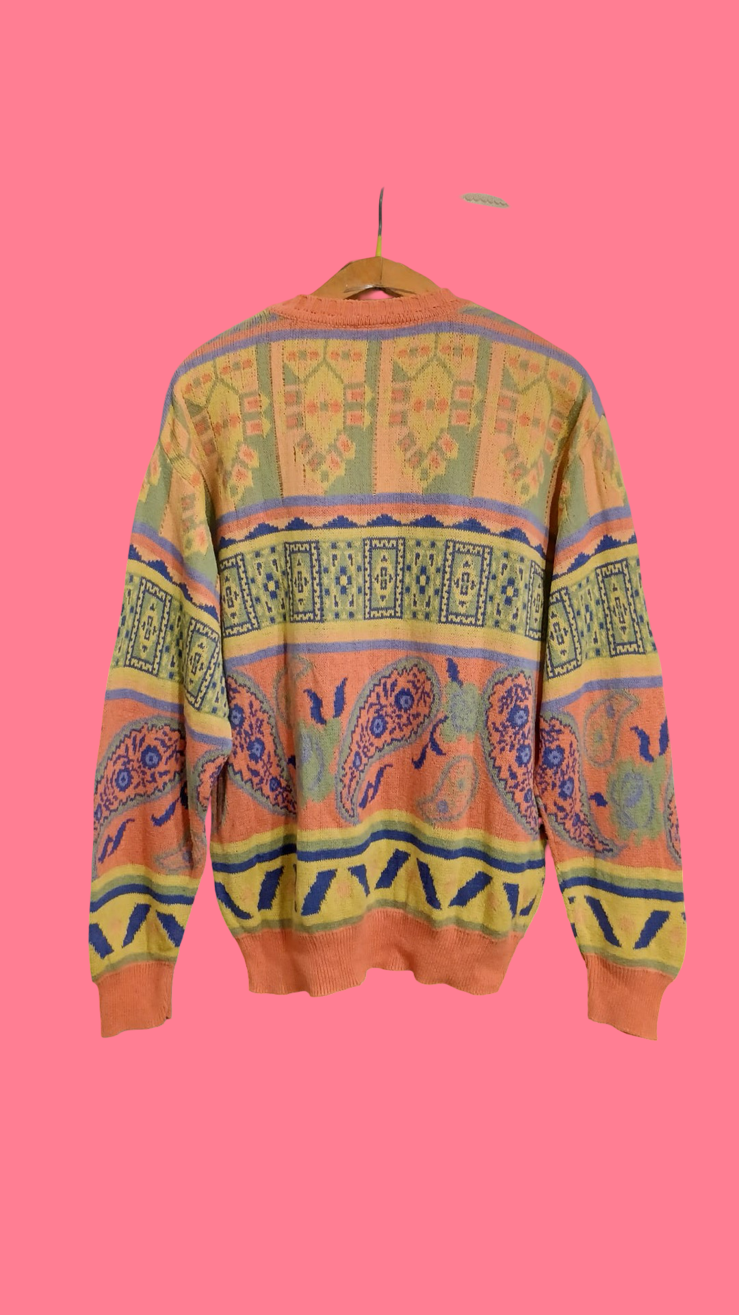 Vintage Multicolor Fantasy 90's Sweater Unisex Size M
