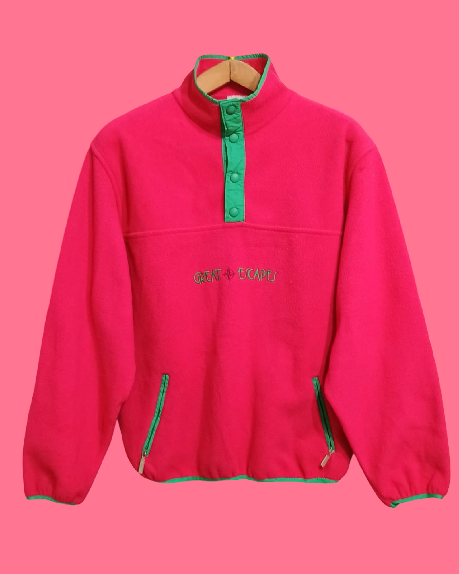 Vintage Multicolor Fantasy 90's Sweatshirt Woman Size S