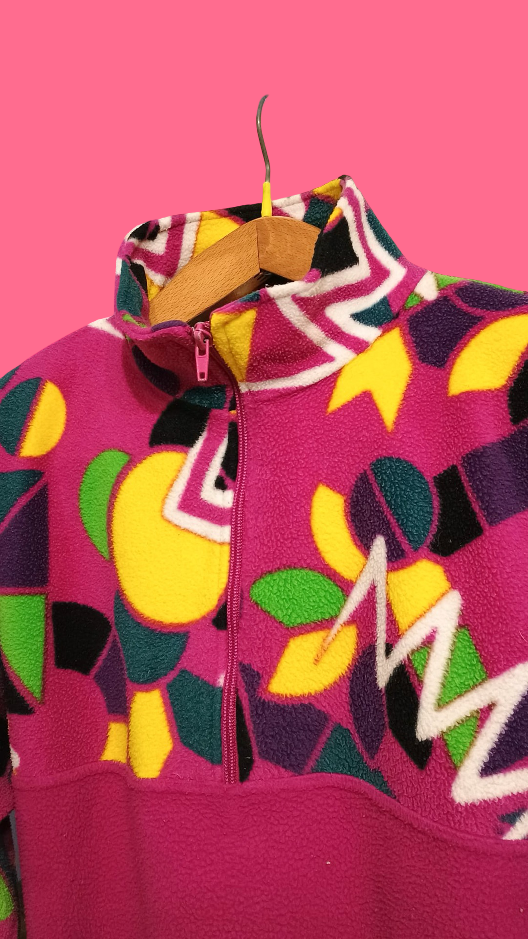 Pile Vintage Multicolor A Fantasia Anni 90 Woman Size M