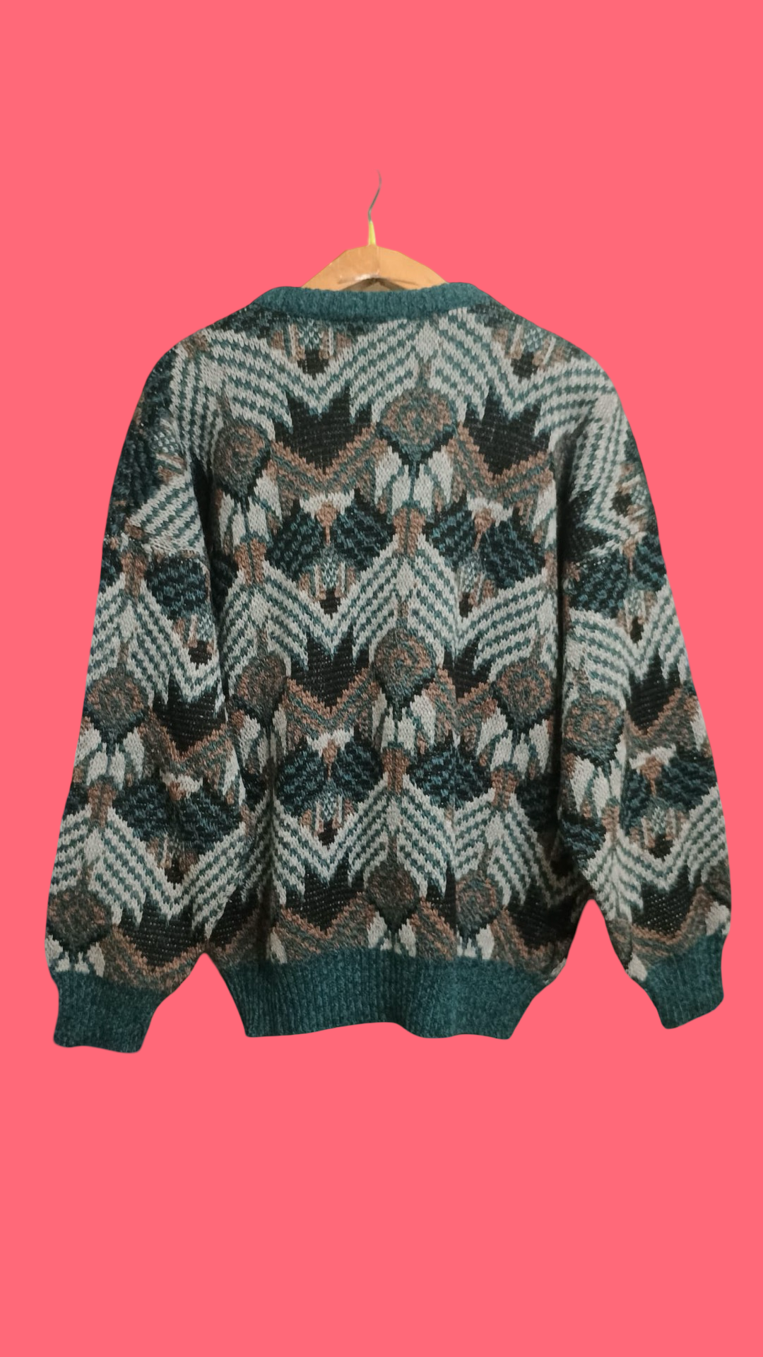 Vintage Multicolor Fantasy 90's Sweater Unisex Size M