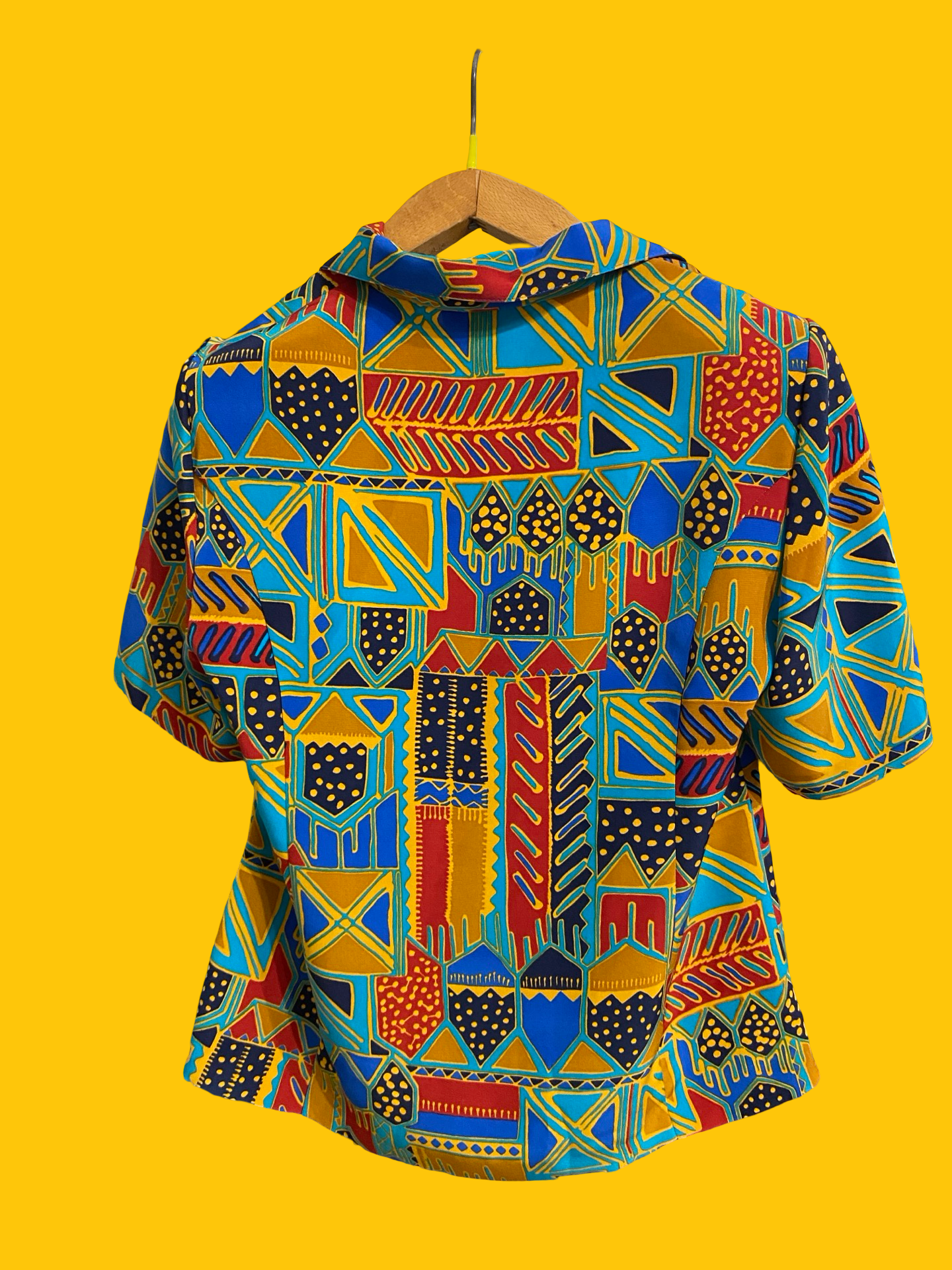 Vintage Style Multicolor Fantasy 90's Shirt Woman Size M