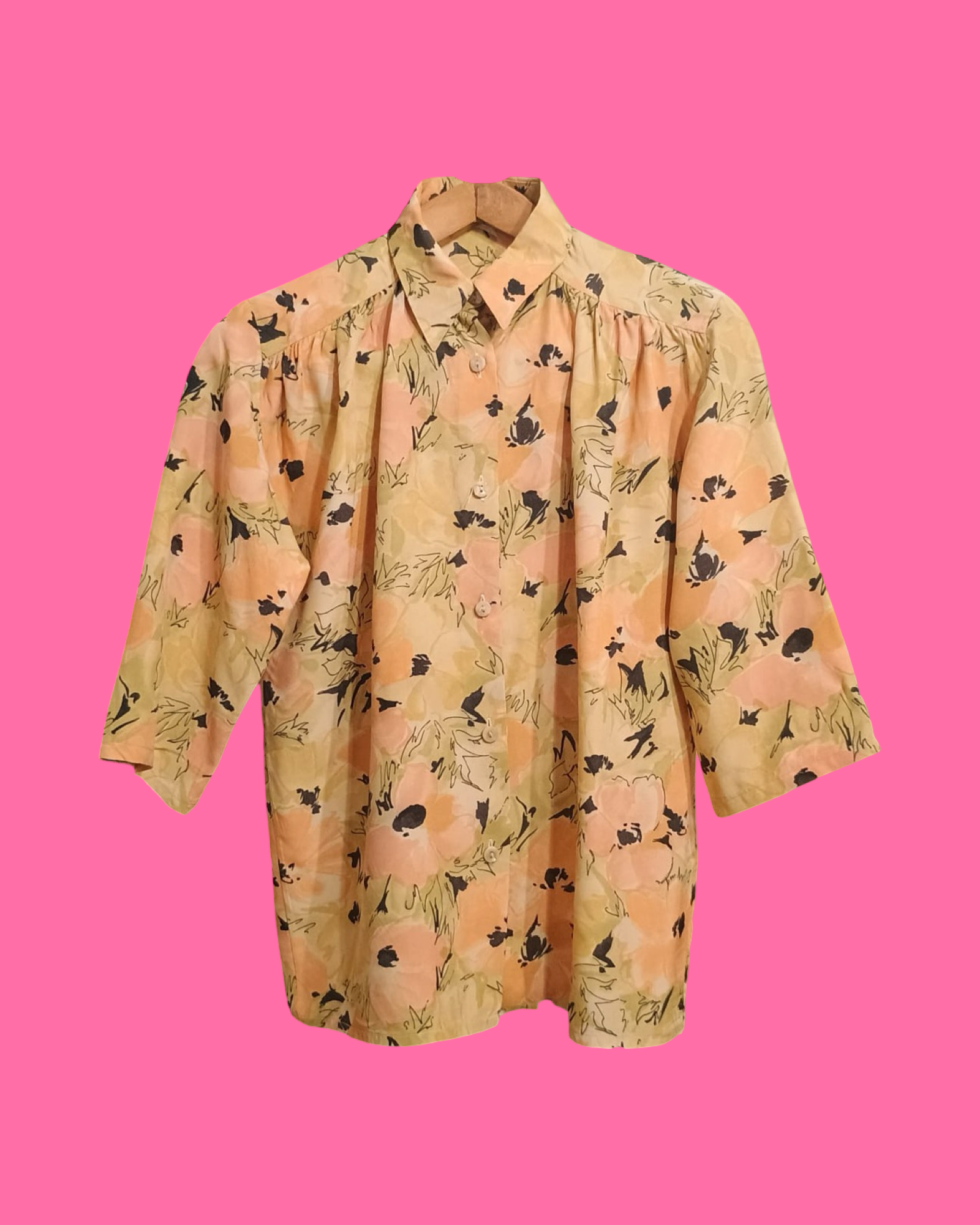 Vintage Multicolor Fantasy 90's Shirt Woman Size M