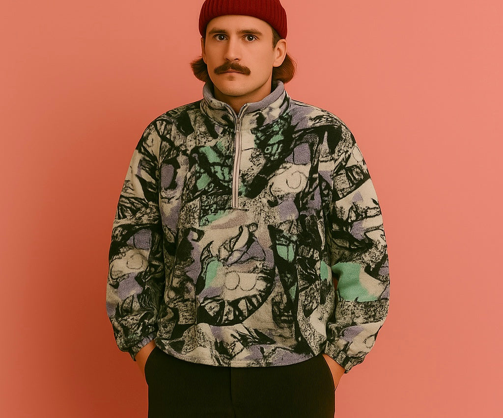 Vintage Multicolor Fantasy 90's Sweatshirt Unisex Size XL