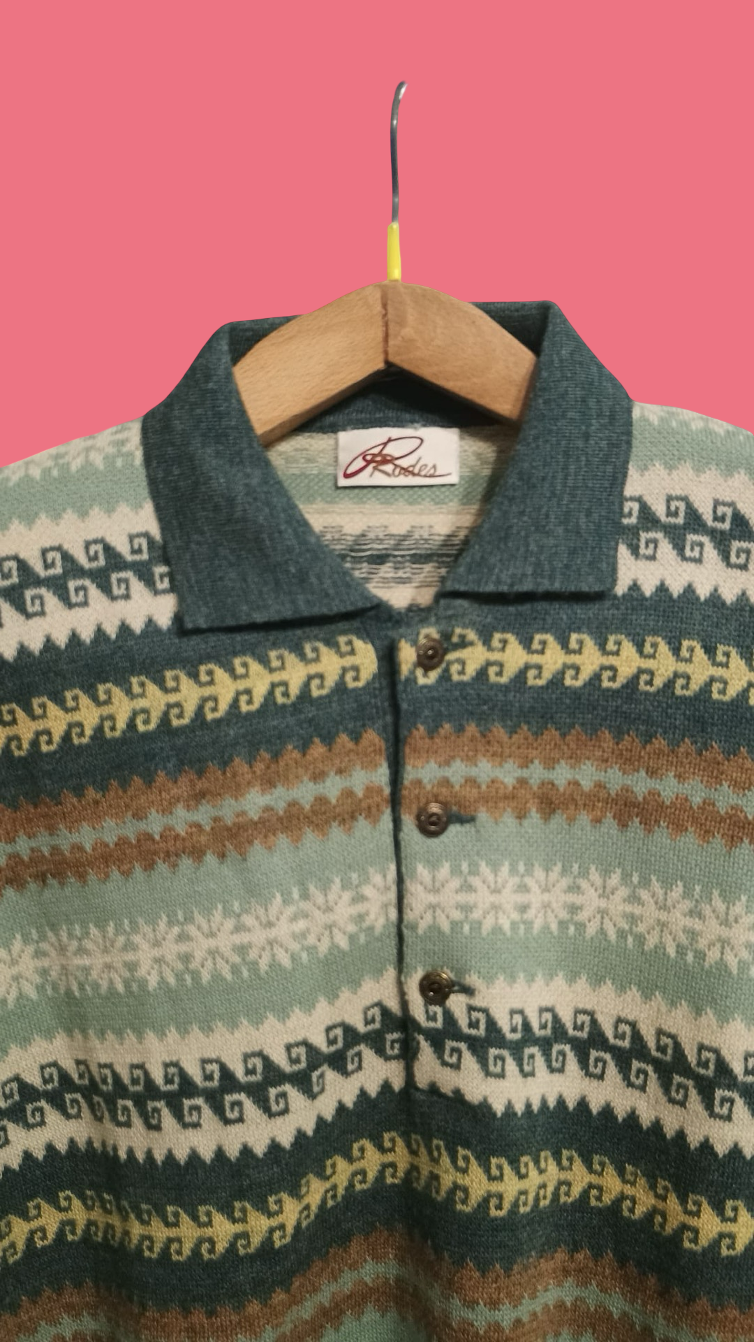 Vintage Multicolor Fantasy 90's Sweater Unisex Size XL