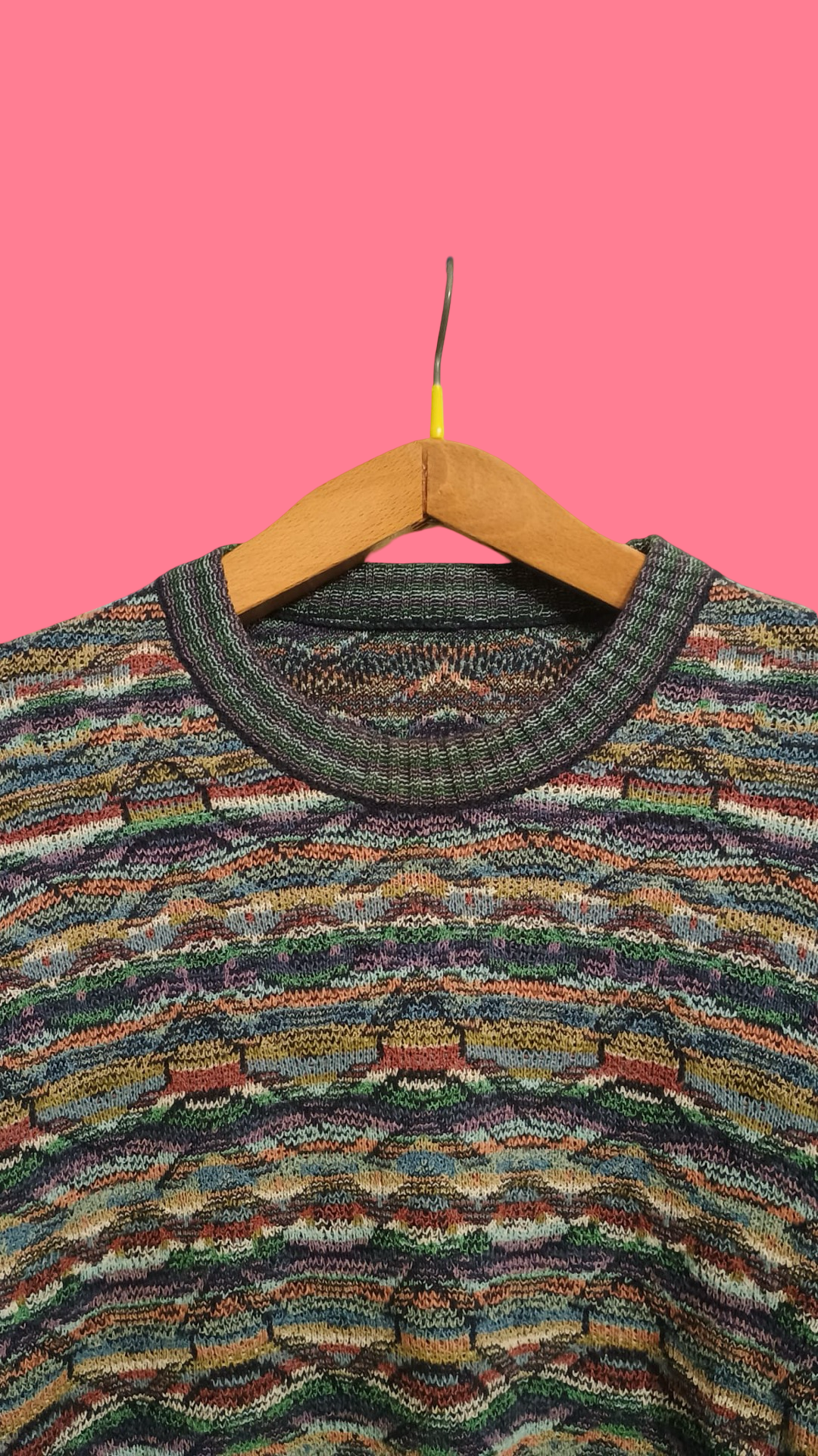 Vintage Multicolor Fantasy 90's Sweater Unisex Size L