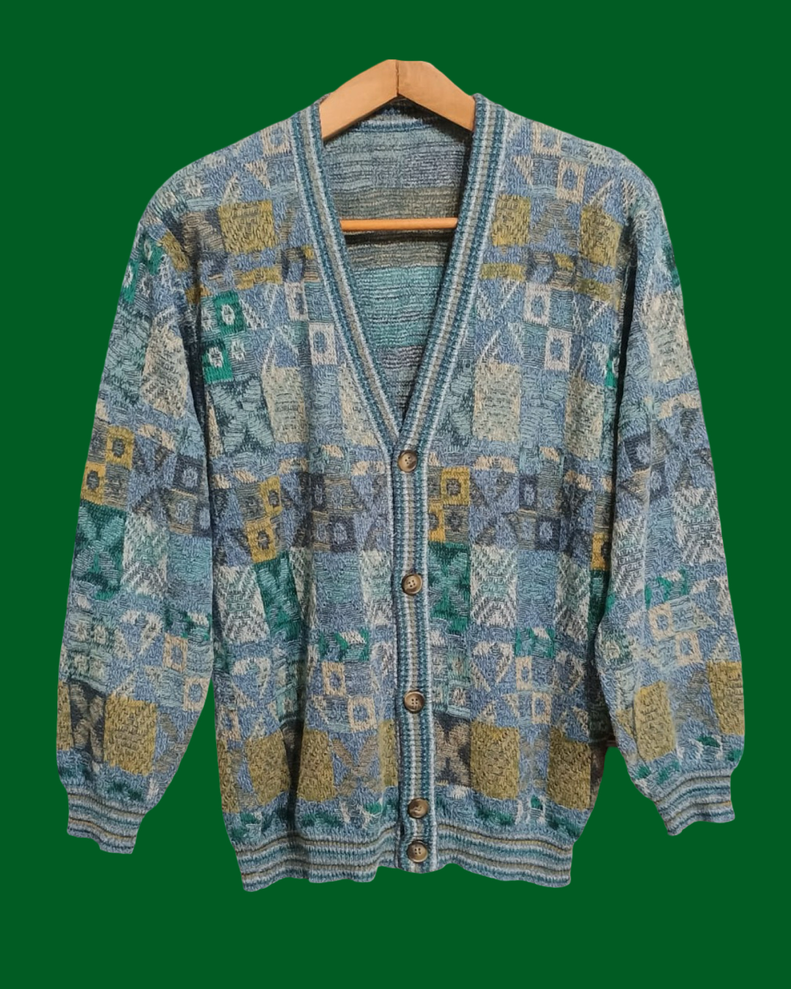 Vintage Multicolor Fantasy 90's Sweater Unisex Size M