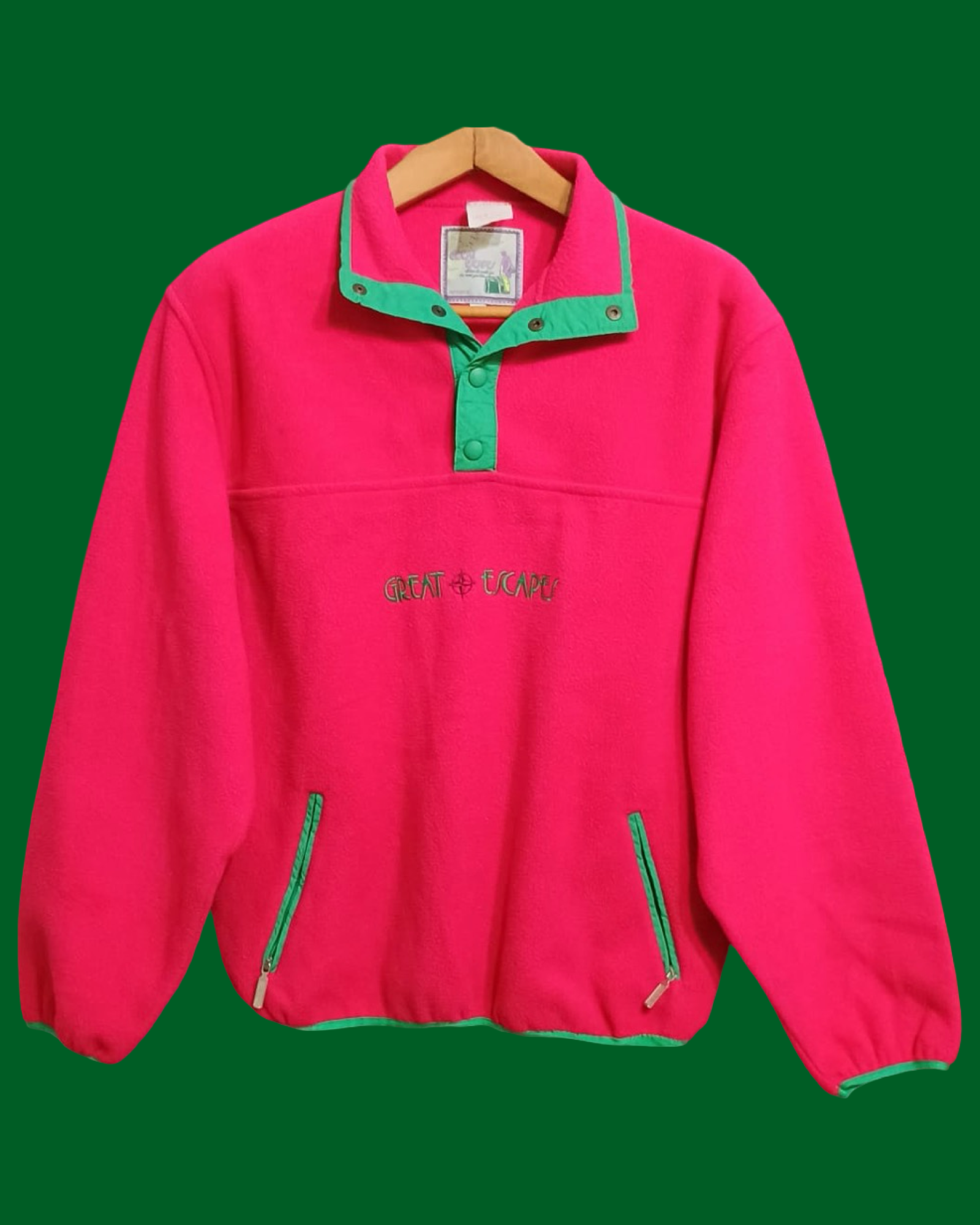 Vintage Multicolor Fantasy 90's Sweatshirt Woman Size S