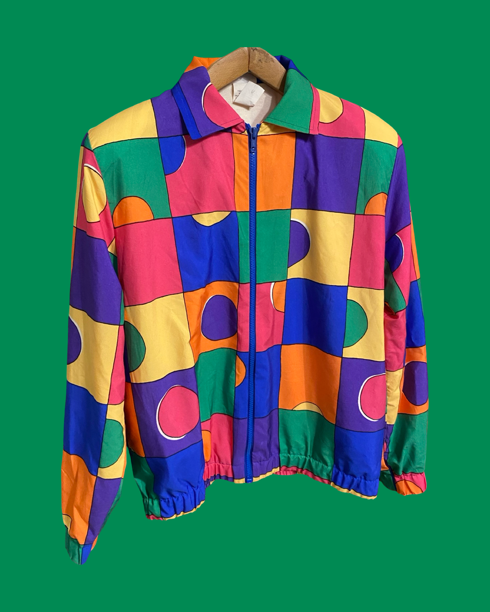 Vintage Multicolor Fantasy 90's Sweatshirt Woman Size M