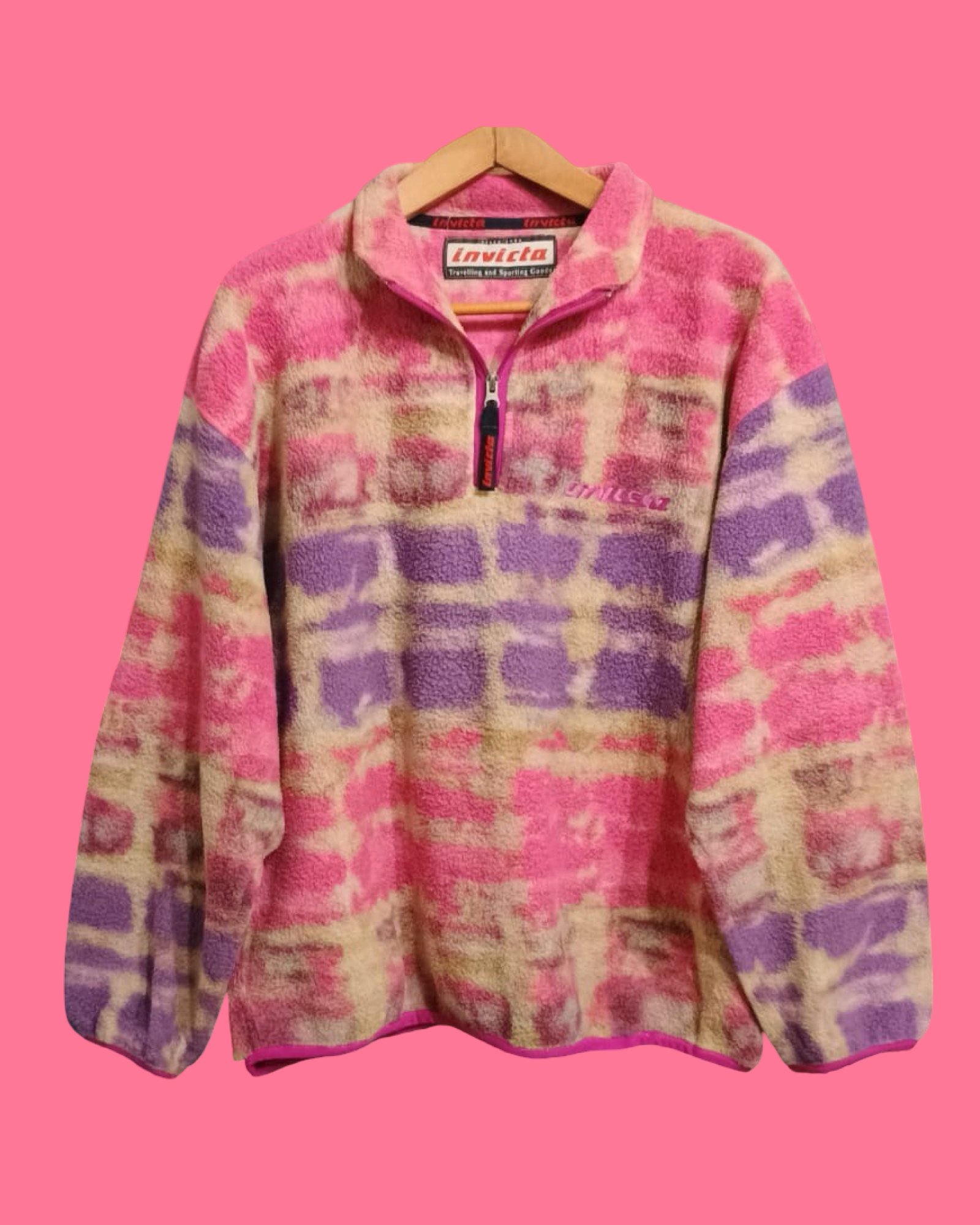 Vintage Multicolor Fantasy 90's Invicta Sweatshirt Unisex Size L