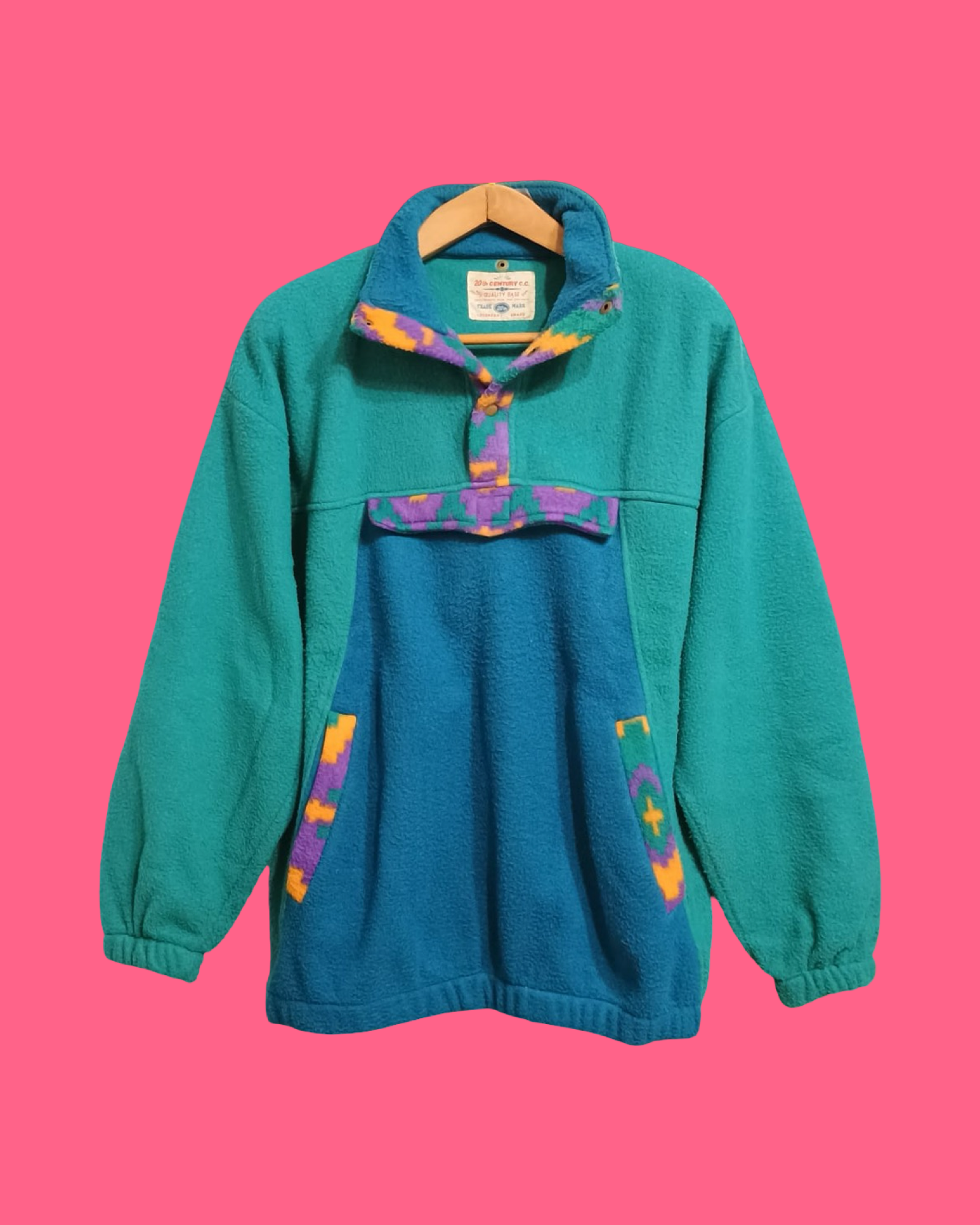 Vintage Multicolor Fantasy 90's Sweatshirt Unisex Size XL