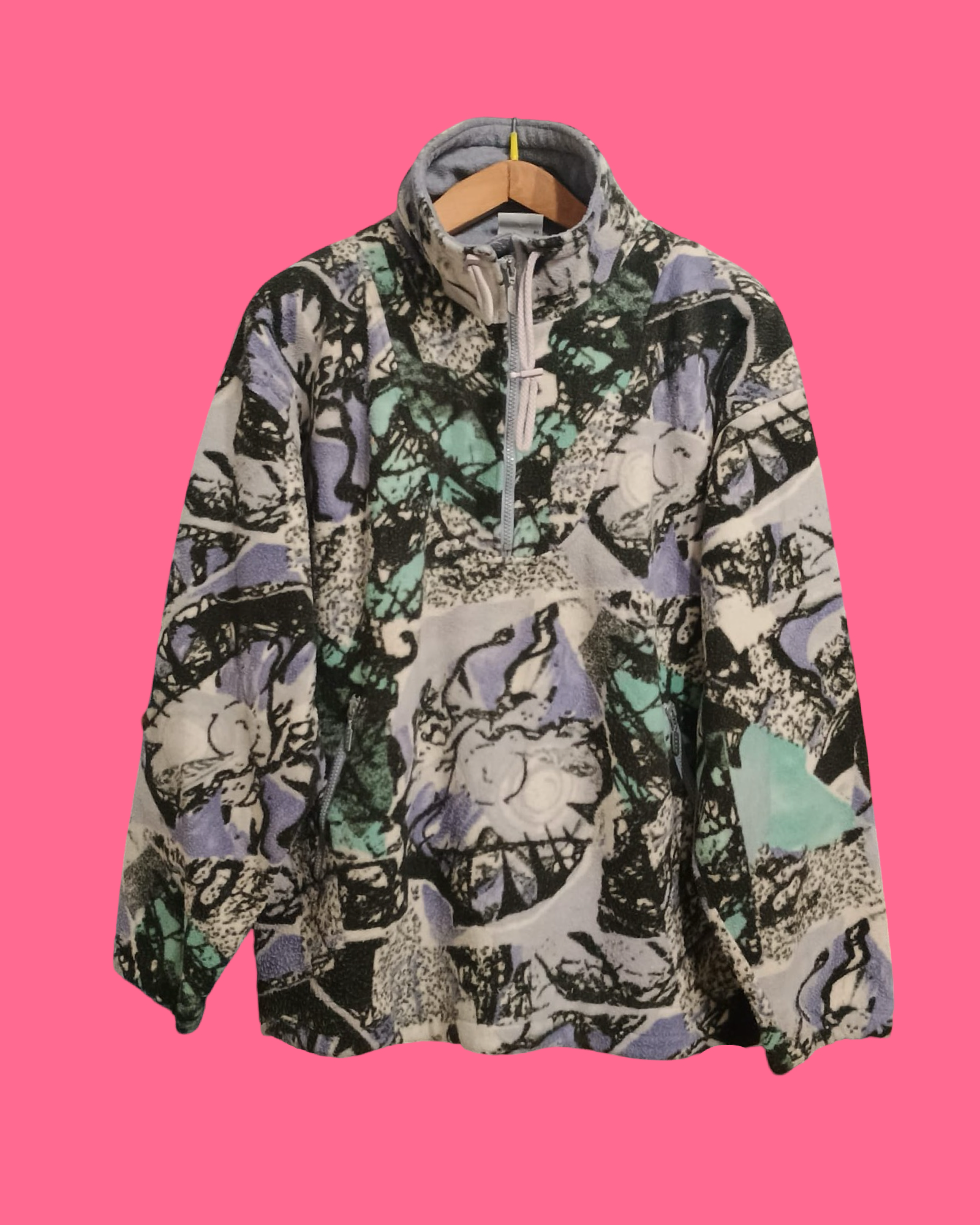 Vintage Multicolor Fantasy 90's Sweatshirt Unisex Size XL