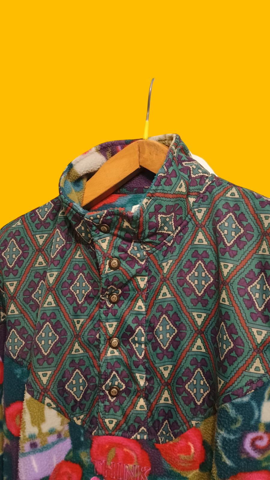Vintage Multicolor Fantasy 90's Sweatshirt Unisex Size L
