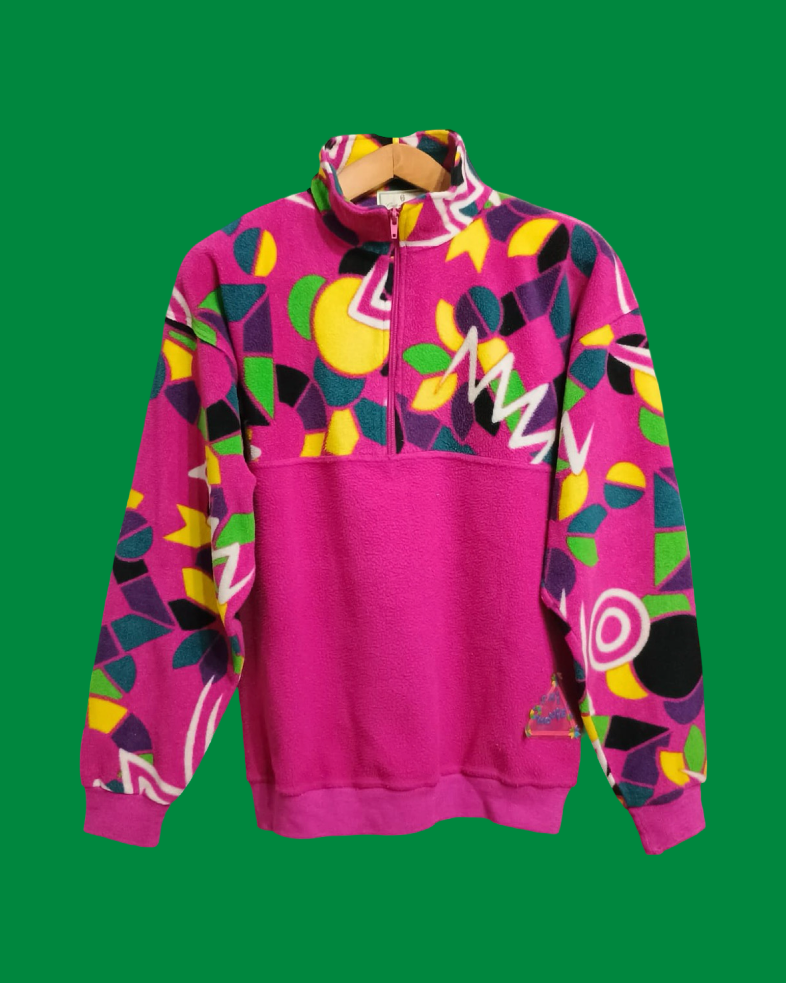 Pile Vintage Multicolor A Fantasia Anni 90 Woman Size M