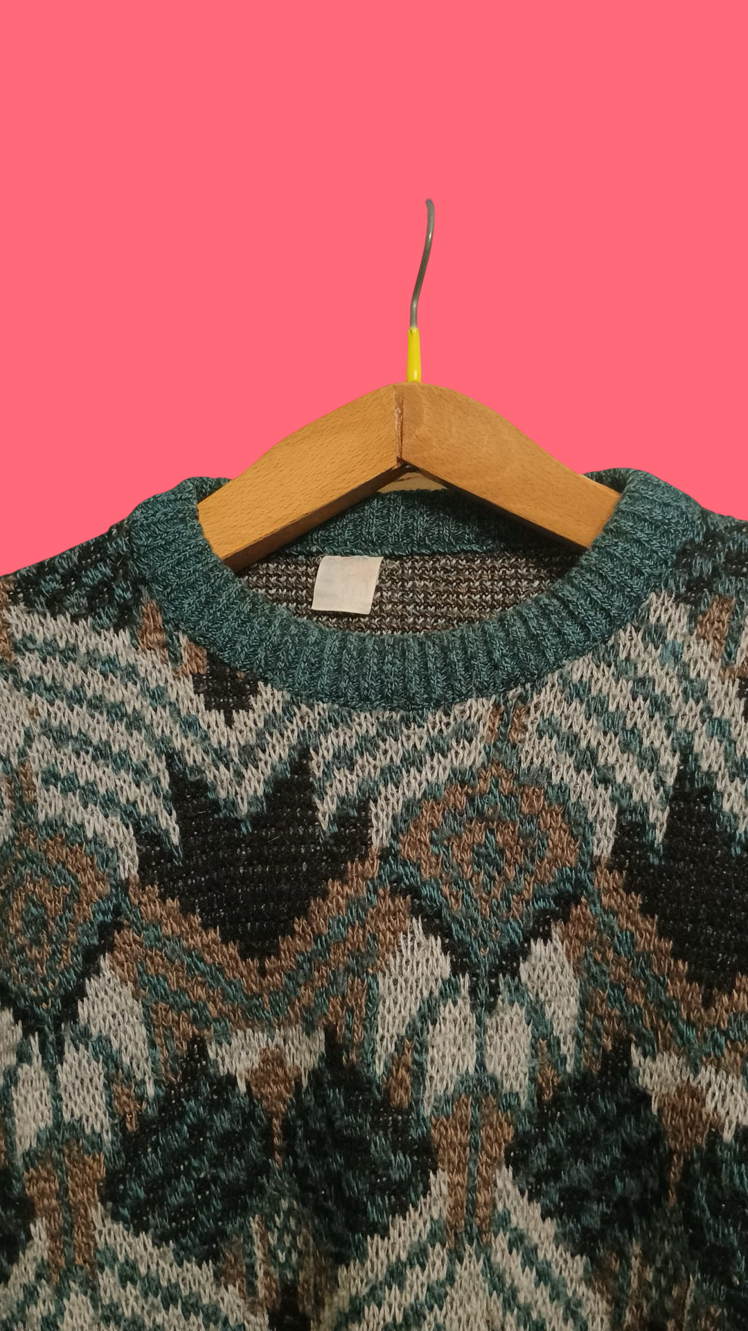 Vintage Multicolor Fantasy 90's Sweater Unisex Size M